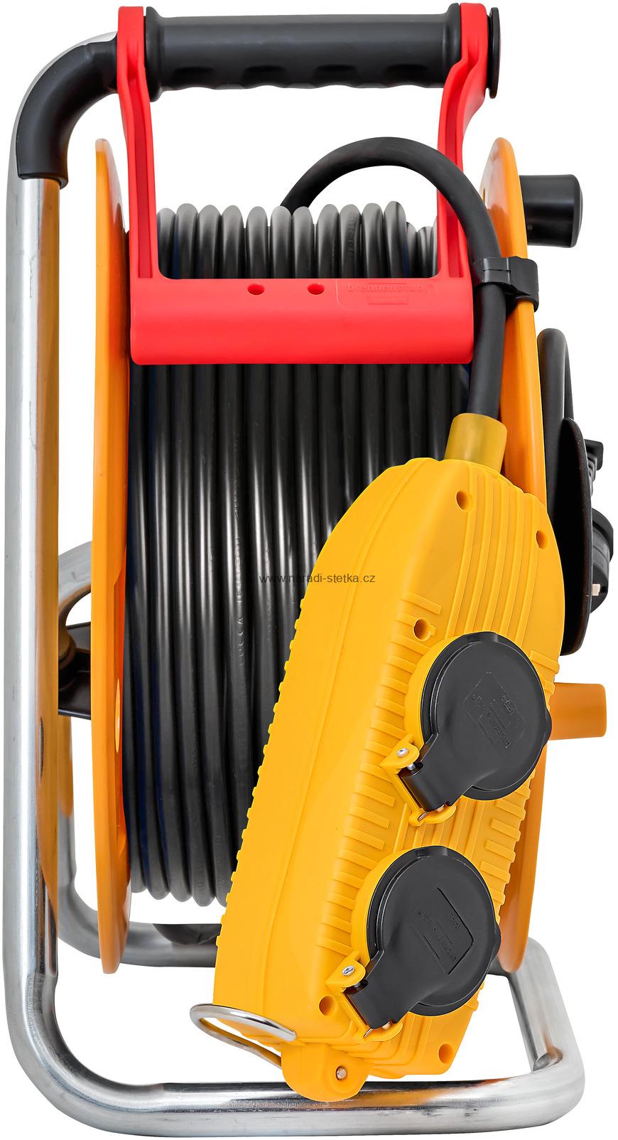 Brennenstuhl průmyslový kabelový buben 40m se 4 zásuvkami s krytkou IP44