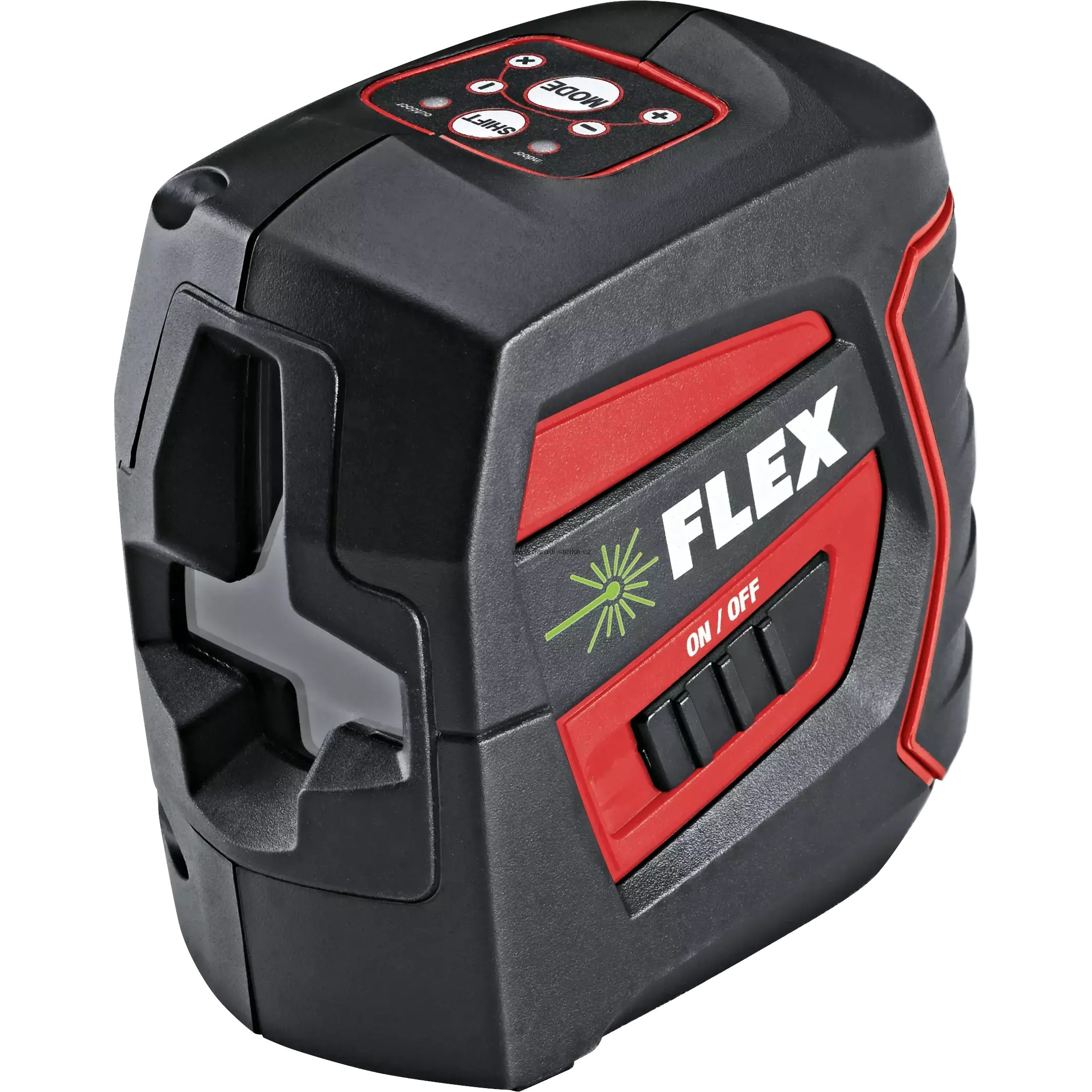 FLEX ALC 2/1-G/R + LKS 65-170 F 1/4 Samonivelační křížový čárový laser + stativ