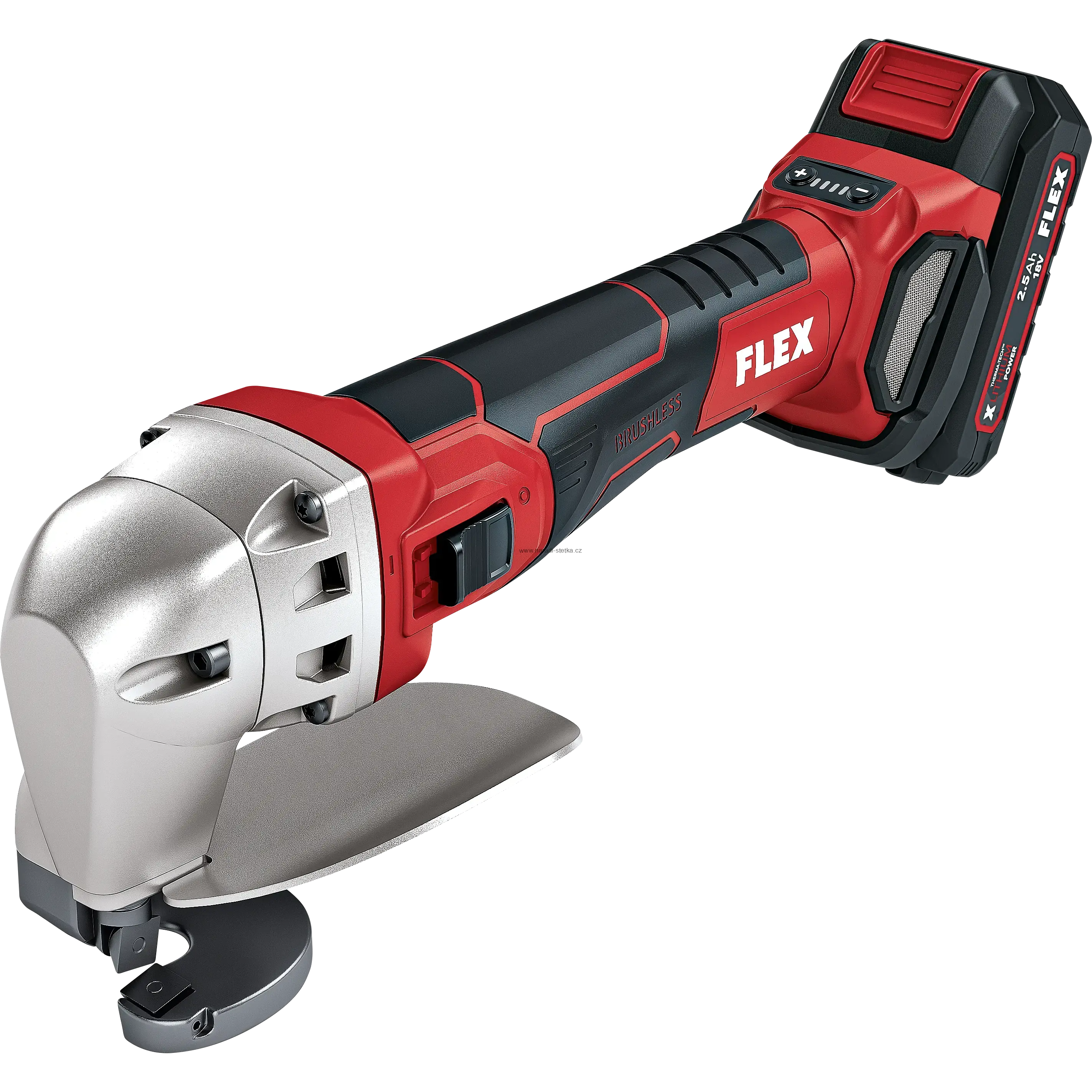 FLEX SHE 16 18.0-EC, Akumulátorové nůžky na kov 18 V