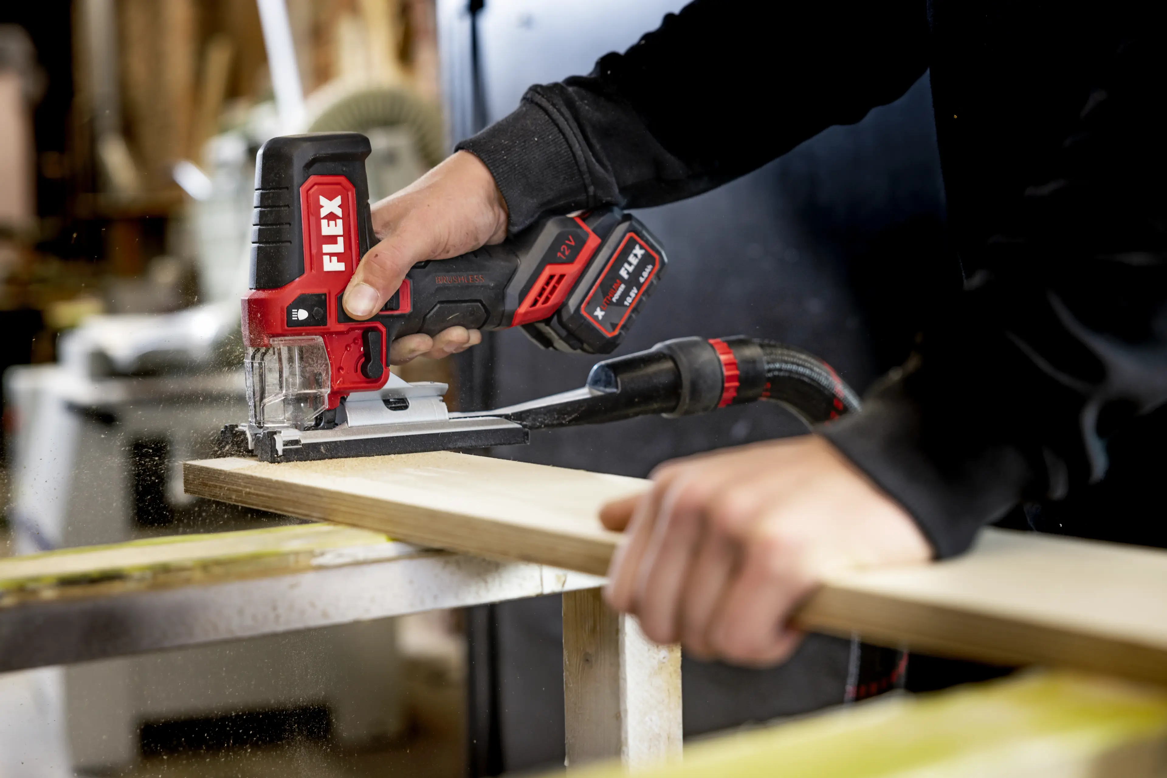 FLEX JSP 12-EC C, Aku-přímočará pila 12 V