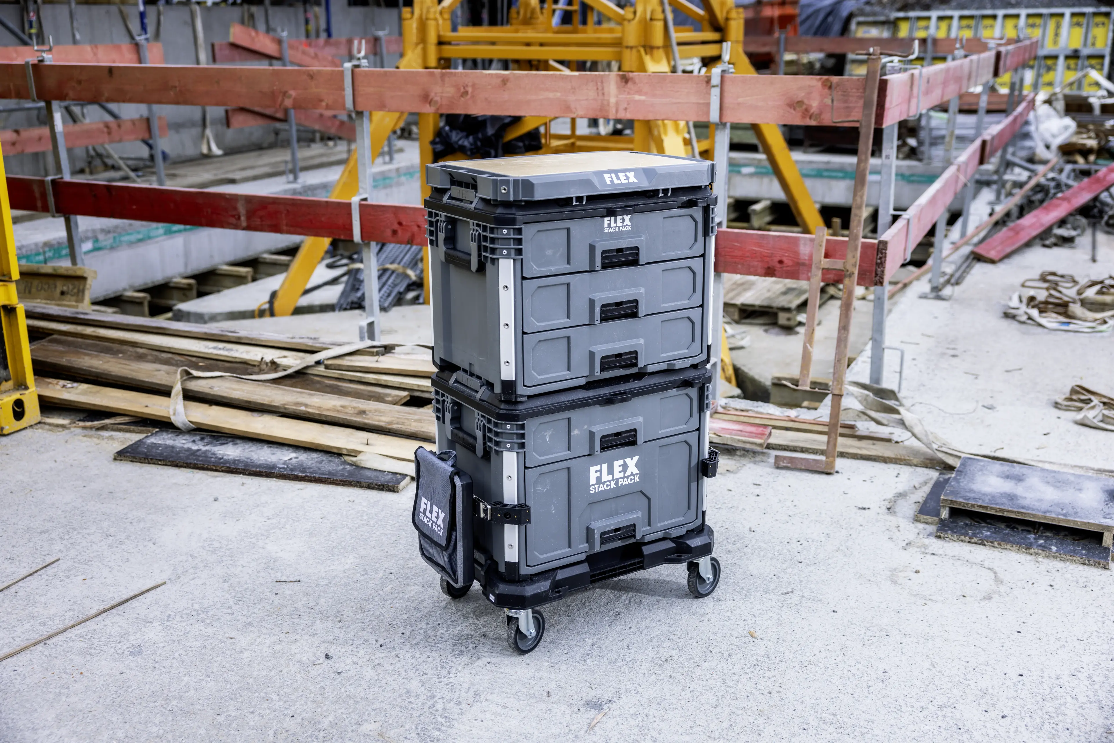 FLEX TKL SP SET 2, dílenská skříň STACK PACK