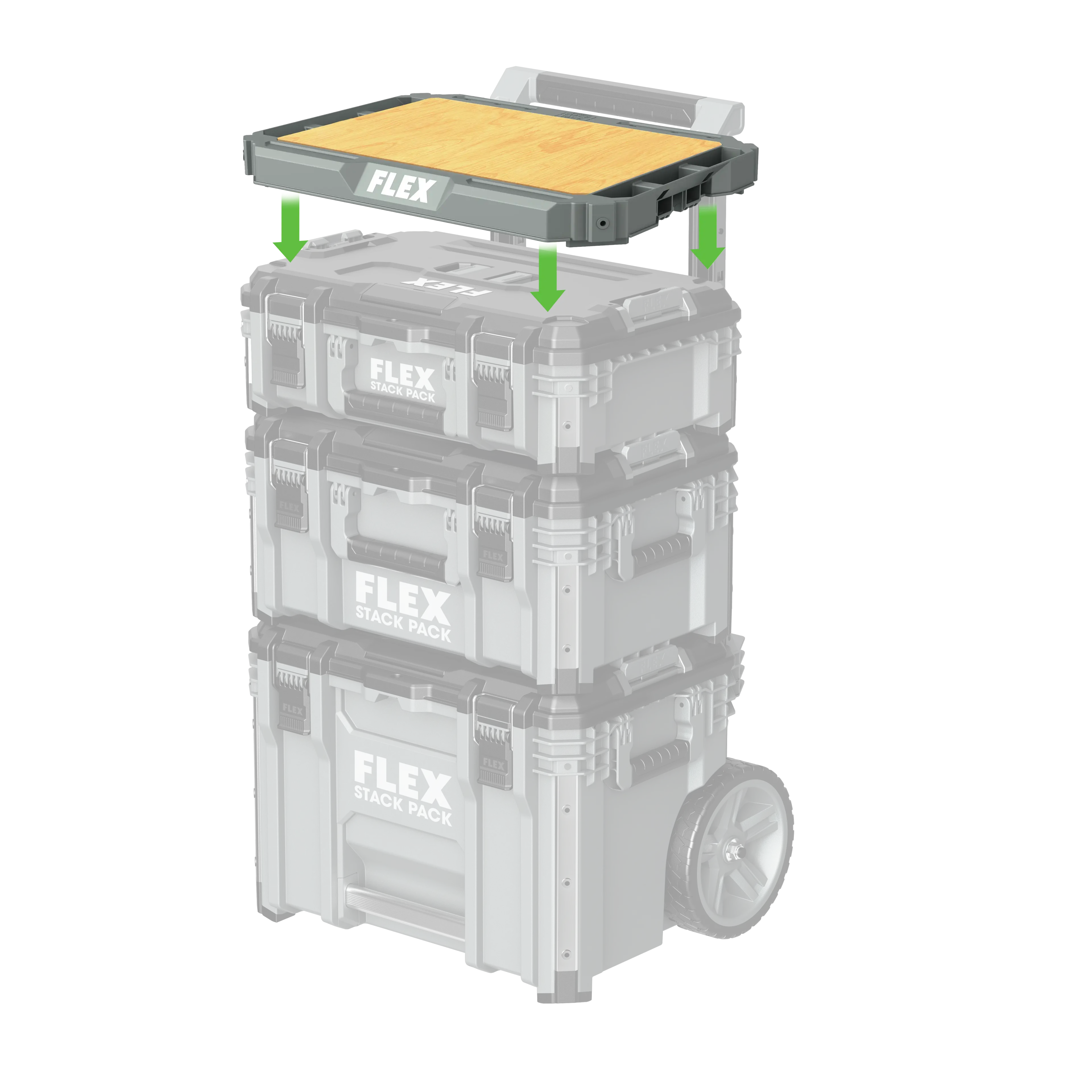 FLEX TKA SP WT, Pracovní deska STACK PACK