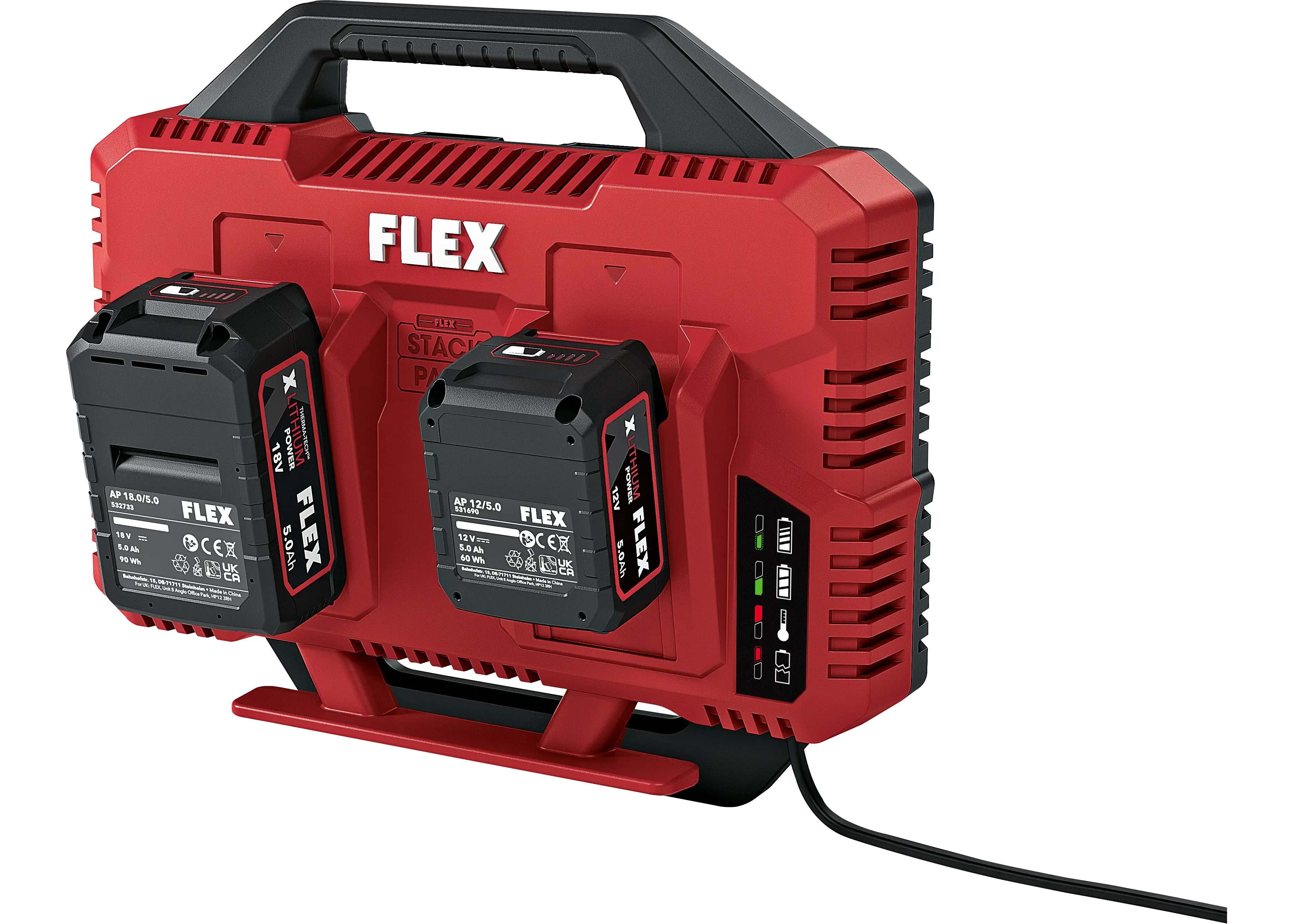 FLEX CA SP 2x 12/18, Dvojitá rychlonabíječka 12/18 V