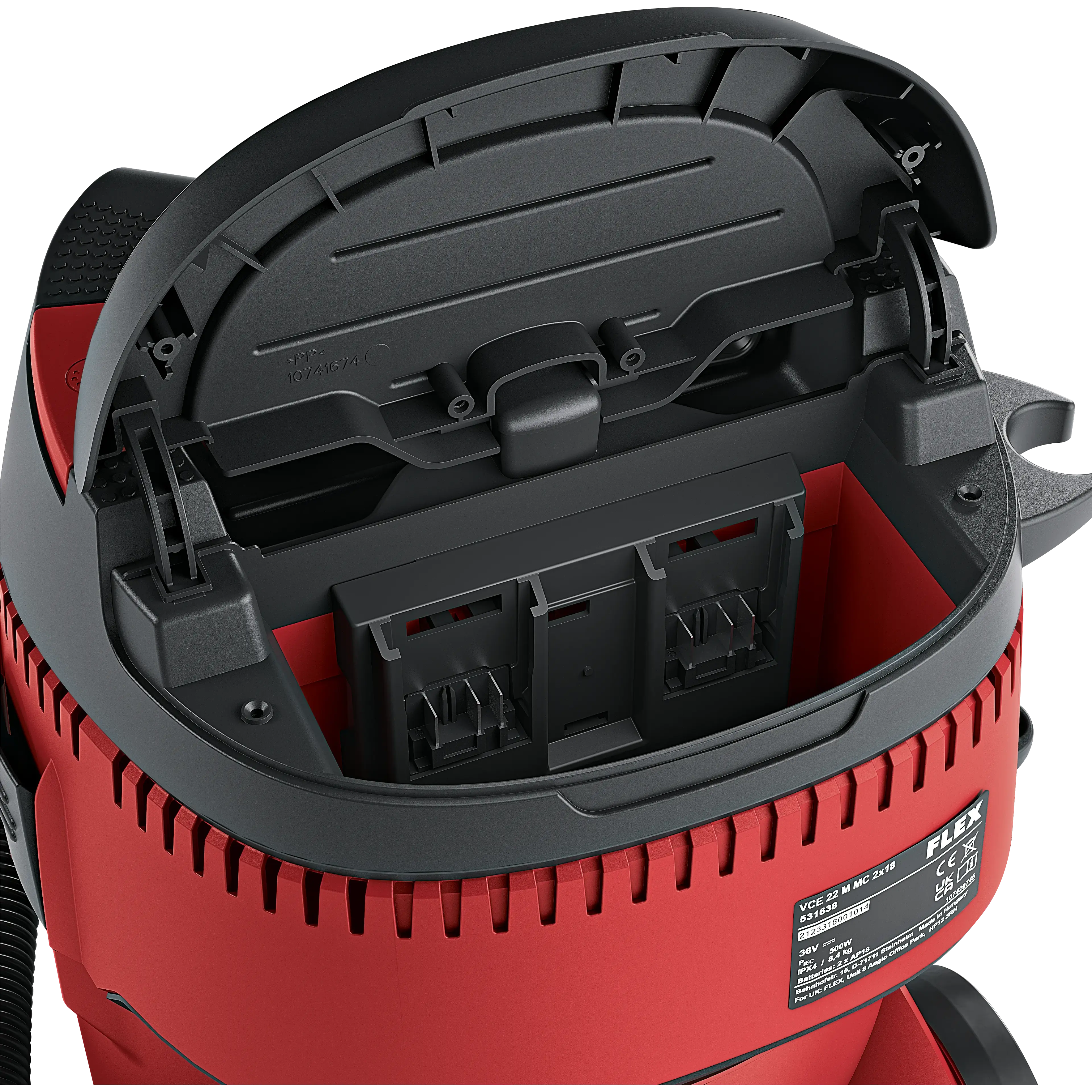 FLEX VCE 22 M MC 2x18.0 Akumulátorový bezpečnostní vysavač 18 V, 20 l, třída M