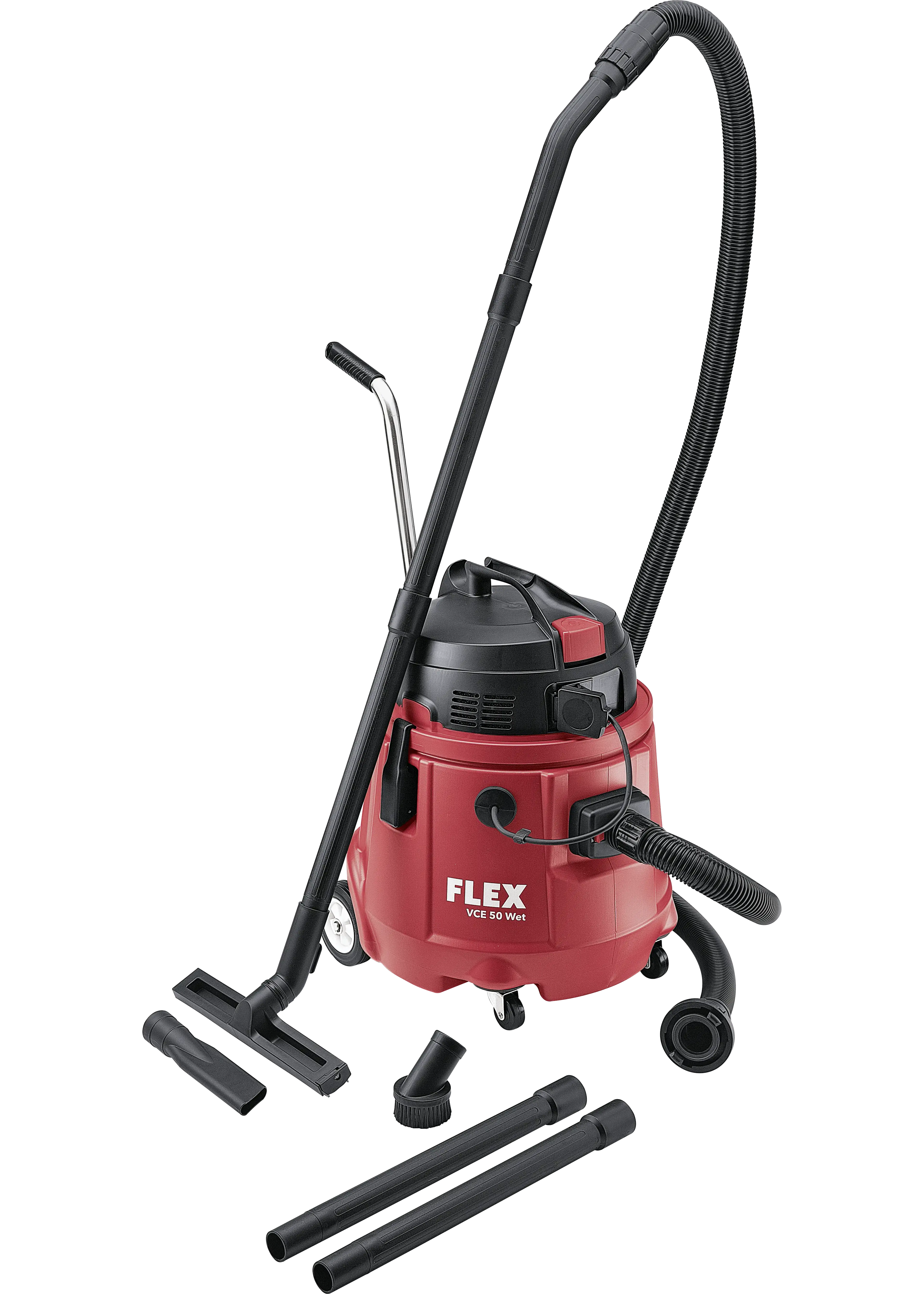 FLEX VCE 50 WET, Vysavač na mokré vysávání s integrovanou vodní pumpou až 233 L/min , 50 l
