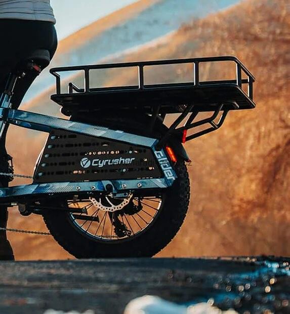 Cyrusher velký zadní koš na nosič + Zadní rozšiřující držák