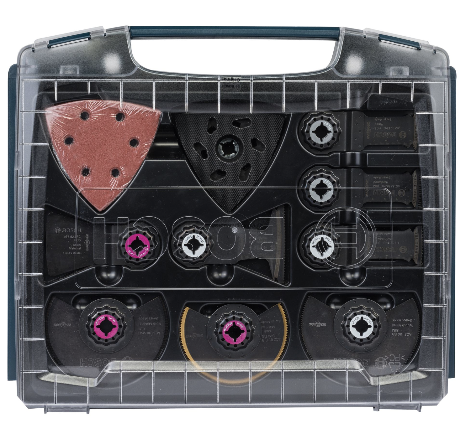 Bosch STARLOCK Pro-Set 36dílný – Sada příslušenství pro multifinkční nářadí
