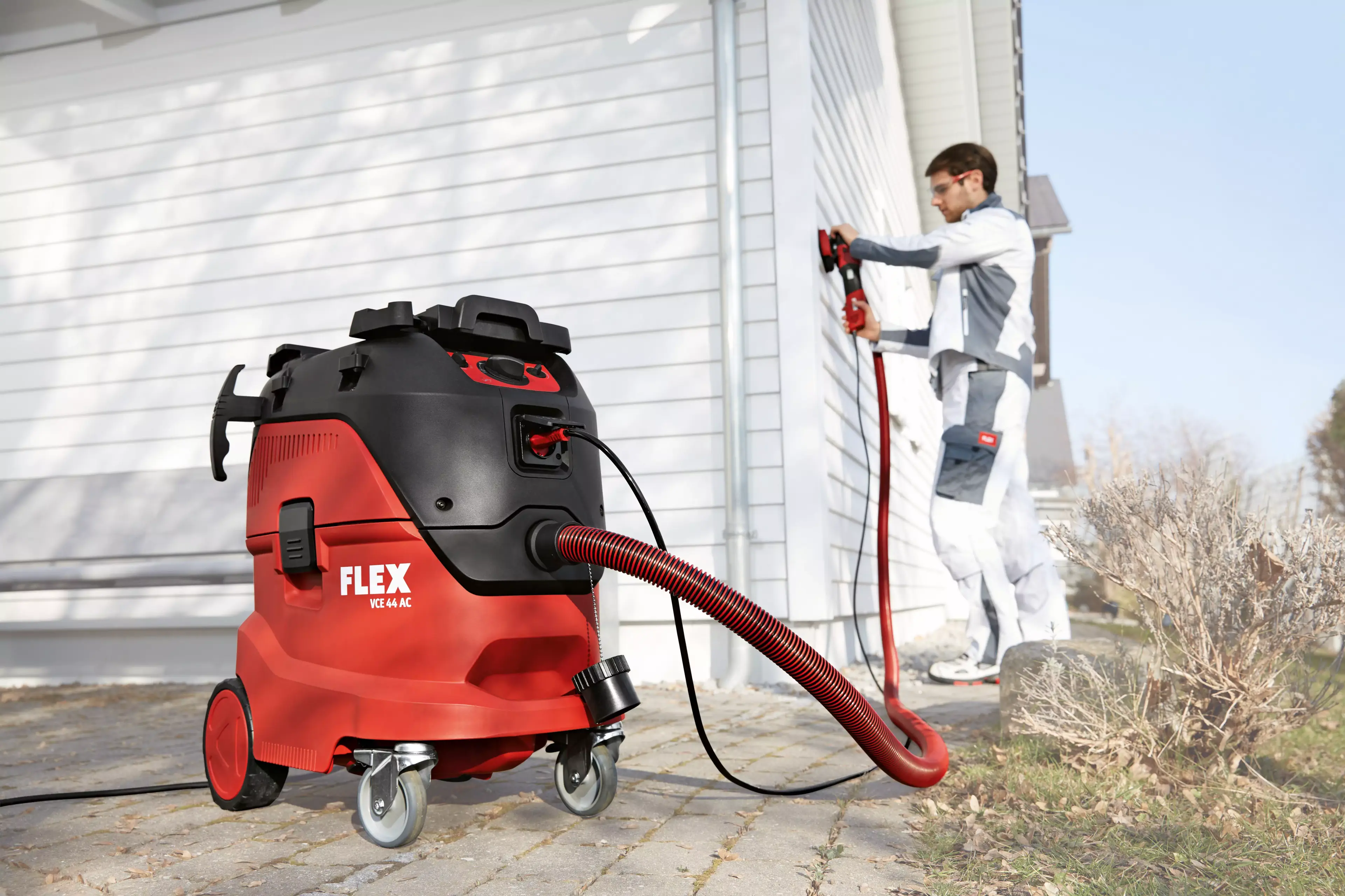 FLEX VCE 44 M AC-Set, Bezpečnostní vysavač s automatickým čištěním filtru, 42 l, třída M + filtrační sáčky