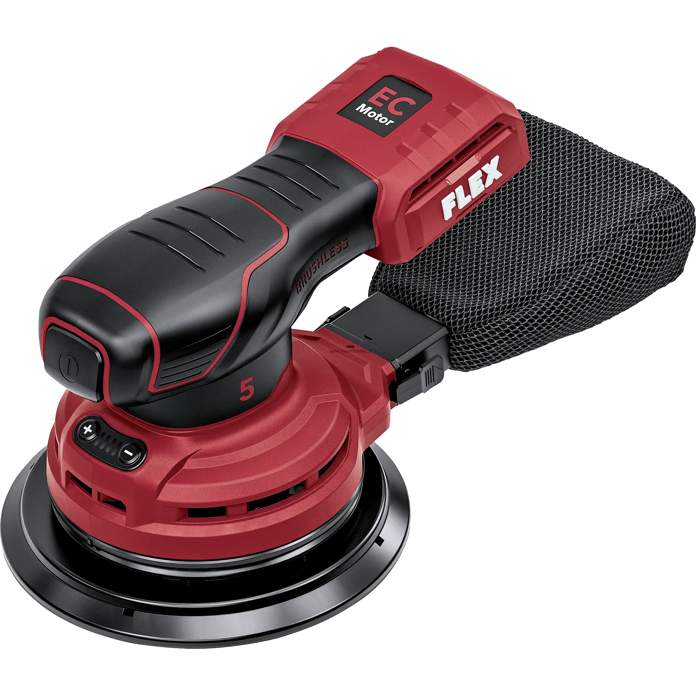 FLEX ORE 5-150 18-EC C, Aku excentrická bruska 150 mm s regulací otáček 18 V