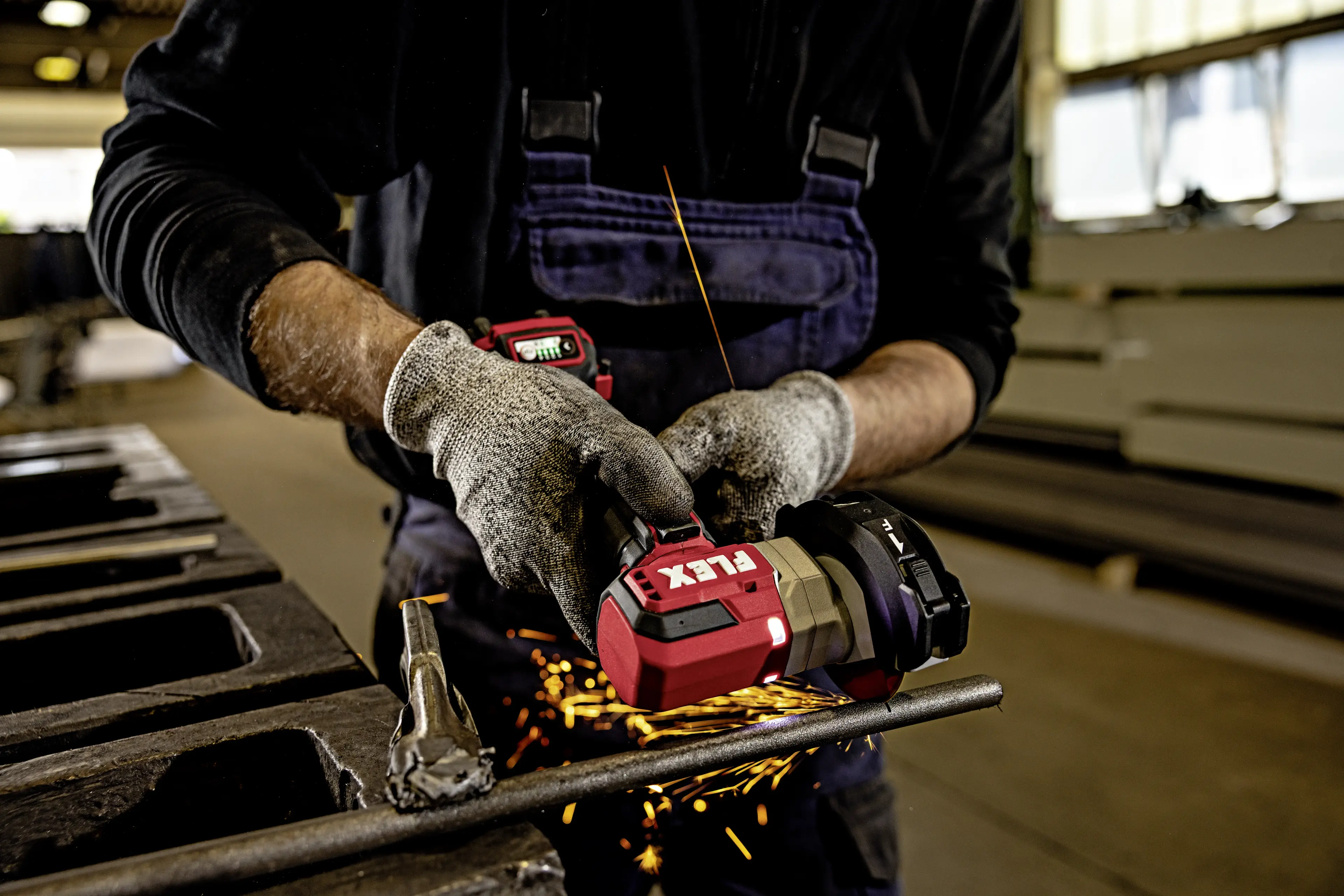 FLEX LBE 76 12-EC Set, Aku úhlová minibruska 12 V, LBE 76 12-EC Set