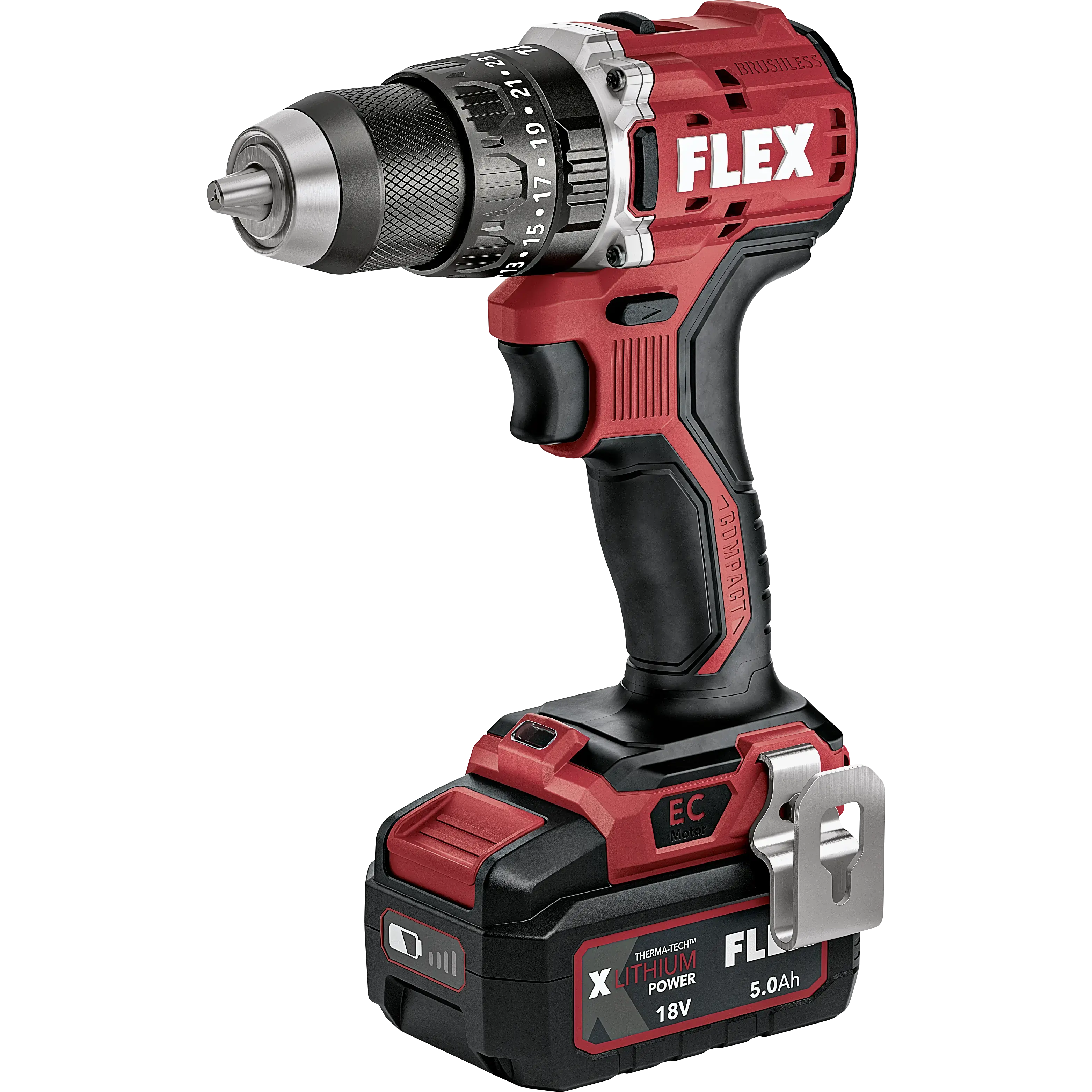 FLEX PD 2G 18-EC LD 55 TC, 2 rychlostní aku vrtací šroubovák 18 V