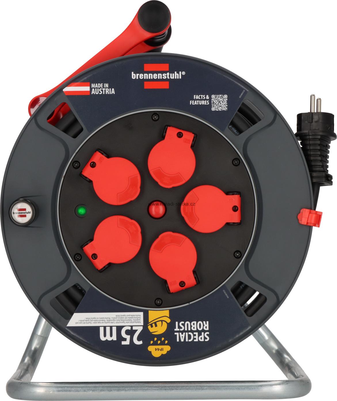 Brennenstuhl Professional Kabelový buben ST 300 IP44, 5x typ E, 25m H07RN-F 3G2.5