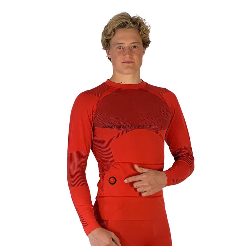Glovii vyhřívané termoprádlo oranžové M