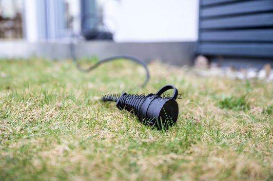 Brennenstuhl kvalitní gumový prodlužovací kabel IP44 10m černý