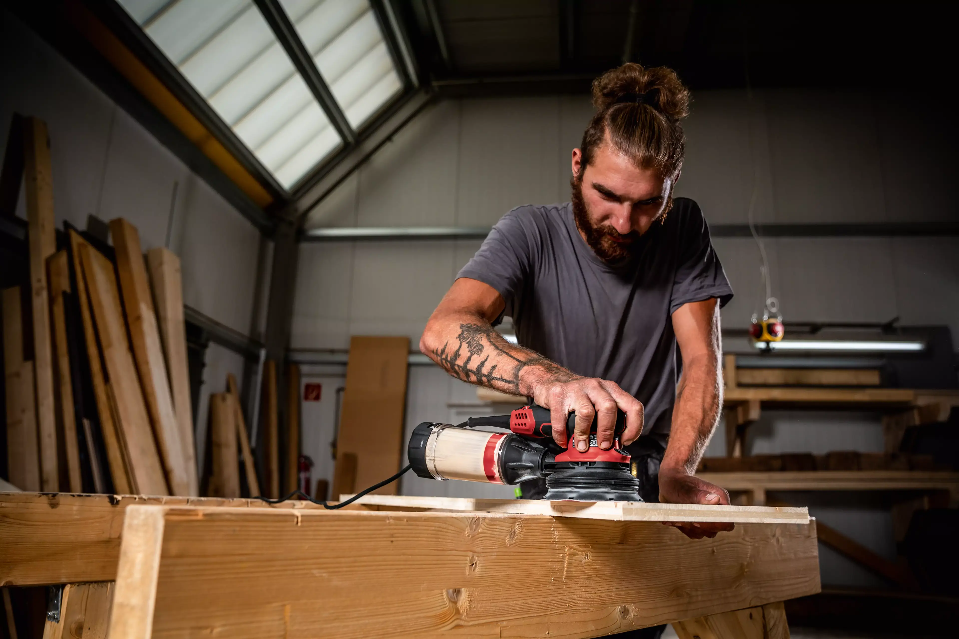 FLEX ORE 2-125 EC Kompaktní excentrické bruska s regulací otáček 125 mm