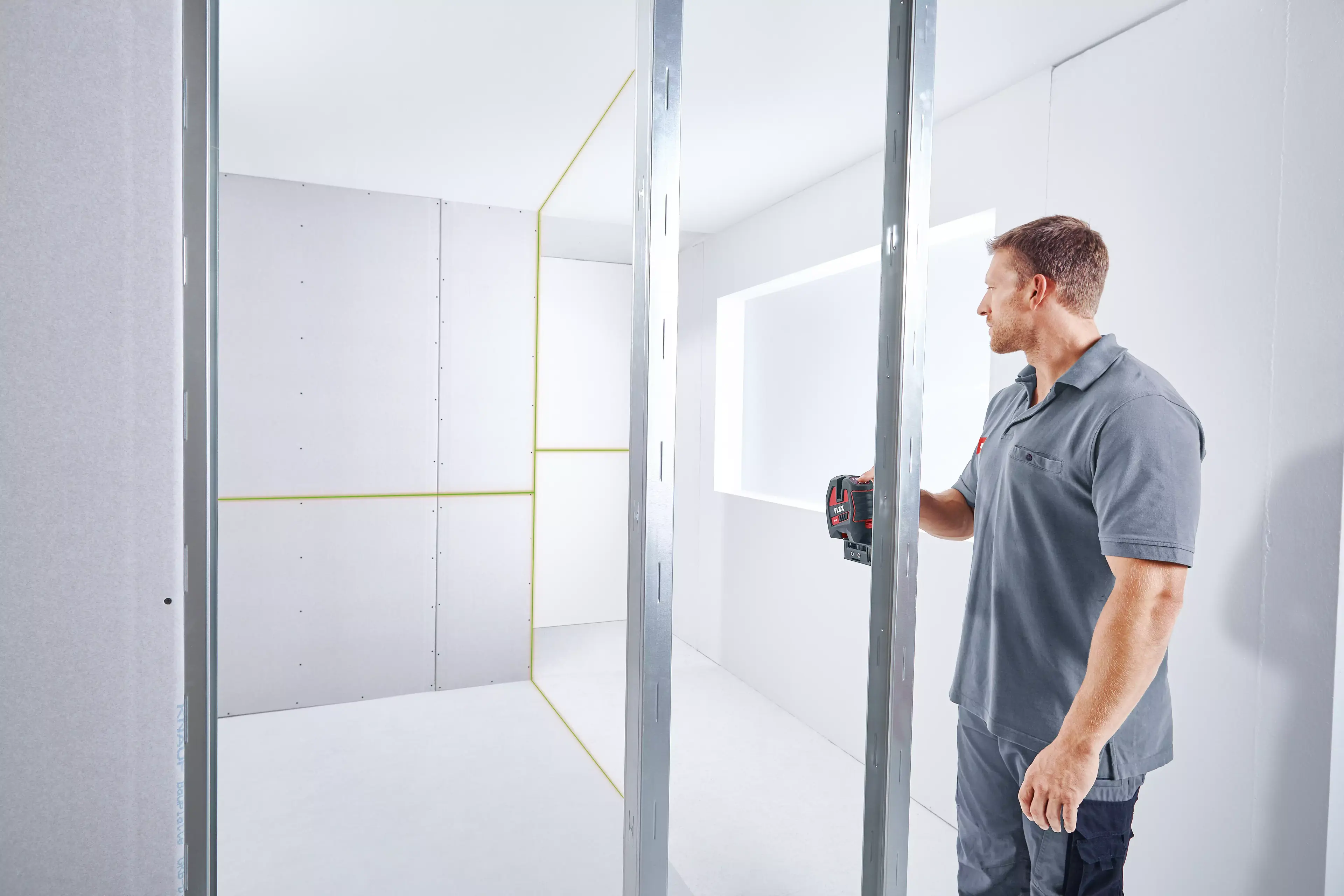 FLEX AKCE ALC 3/1-G/R křížový čárový laser