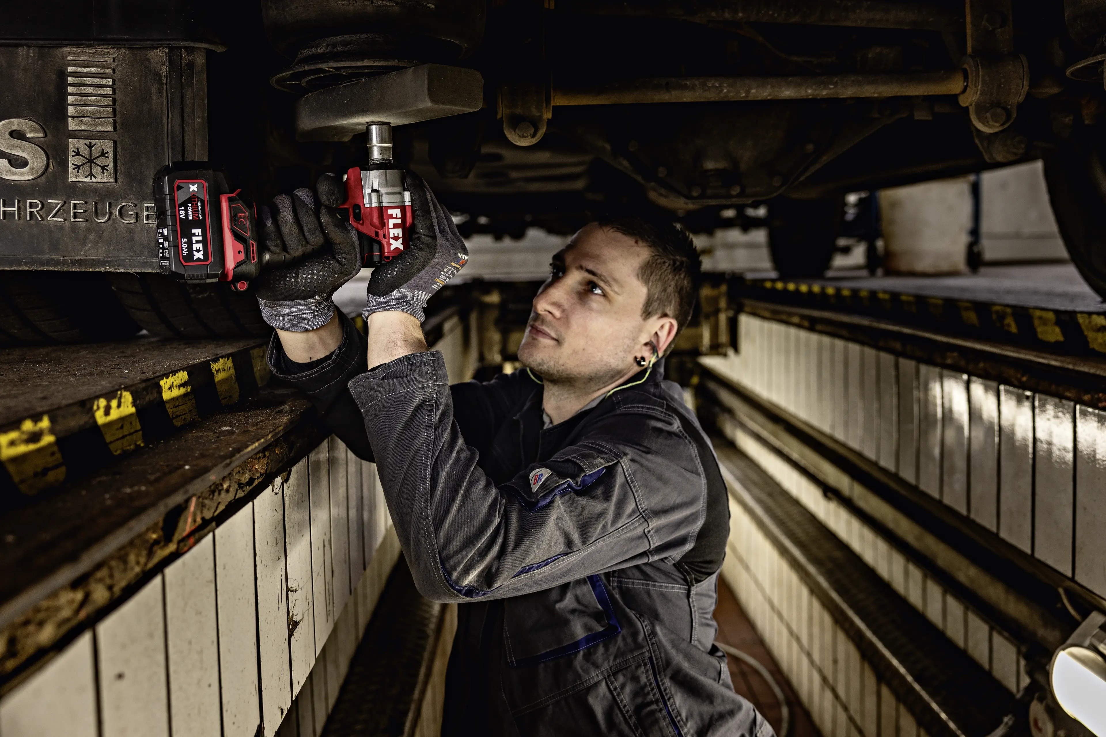 FLEX IW 1/2" 400 18.0-EC, Kompaktní aku rázový utahovák 18 V