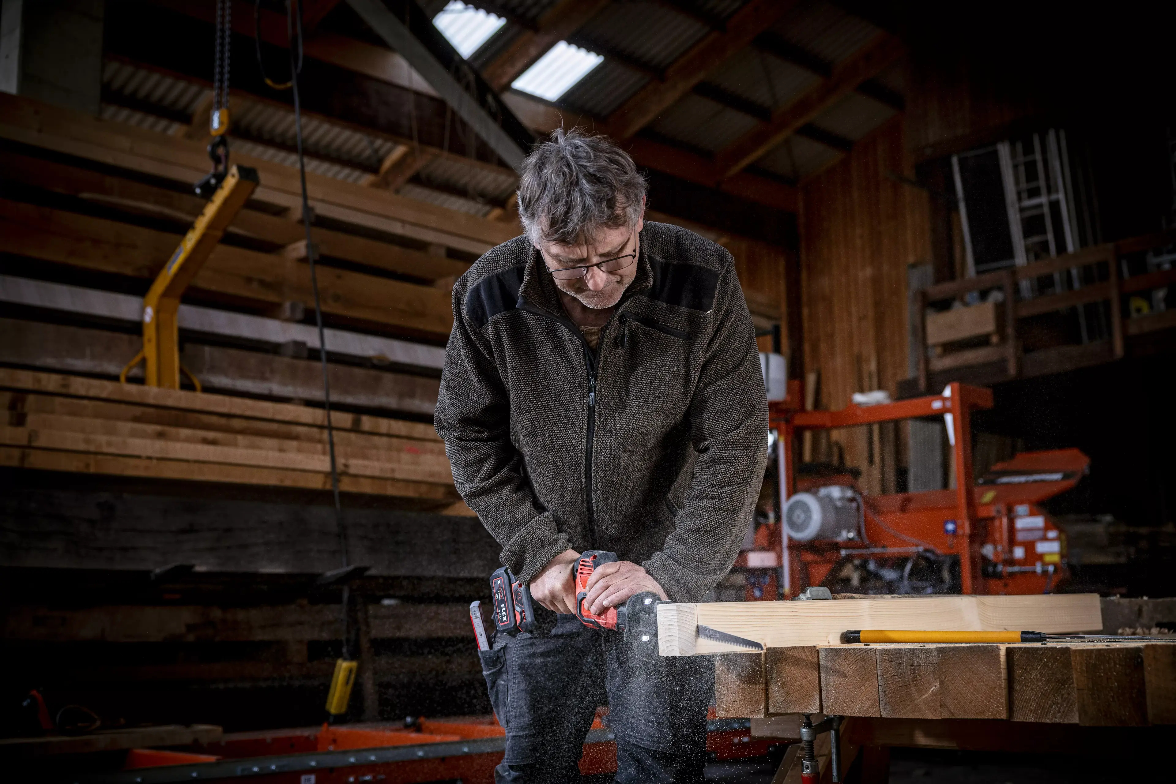 FLEX RS 25 18.0-EC C Výkonná aku šavlová pila ocaska s vysokým zdvihem 18 V