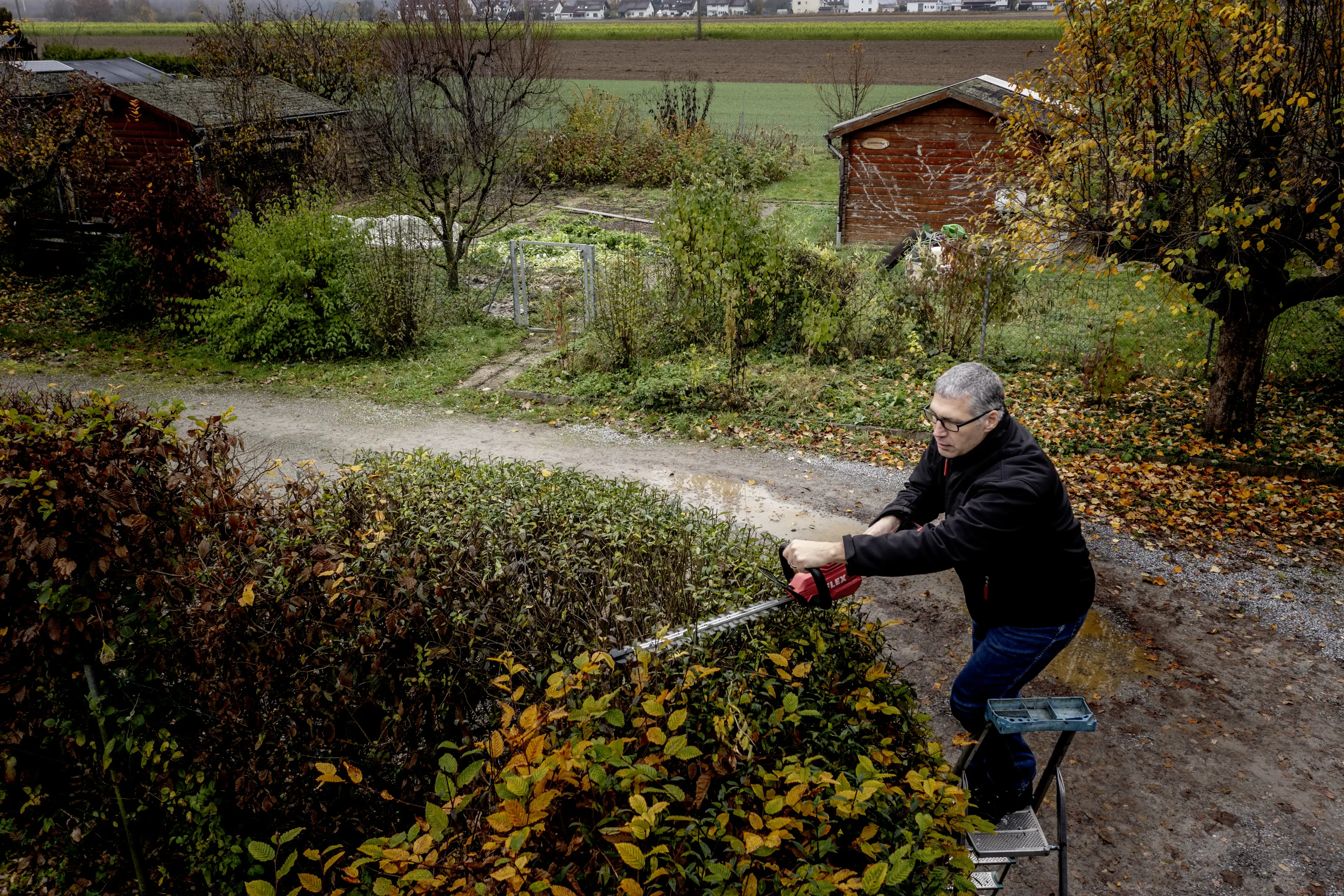 FLEX GHT 55 18-EC Aku nůžky na živý plot 18 V