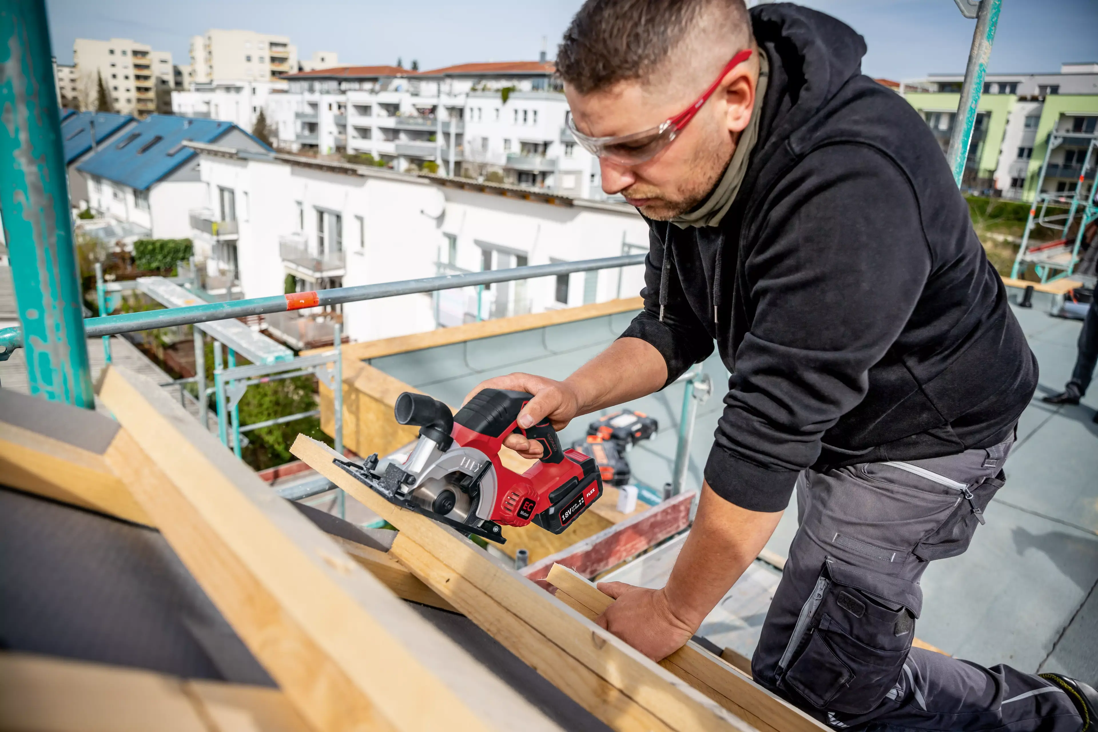 FLEX CS 45 18.0-EC C, Kompaktní akumulátorová okružní pila 18,0 V