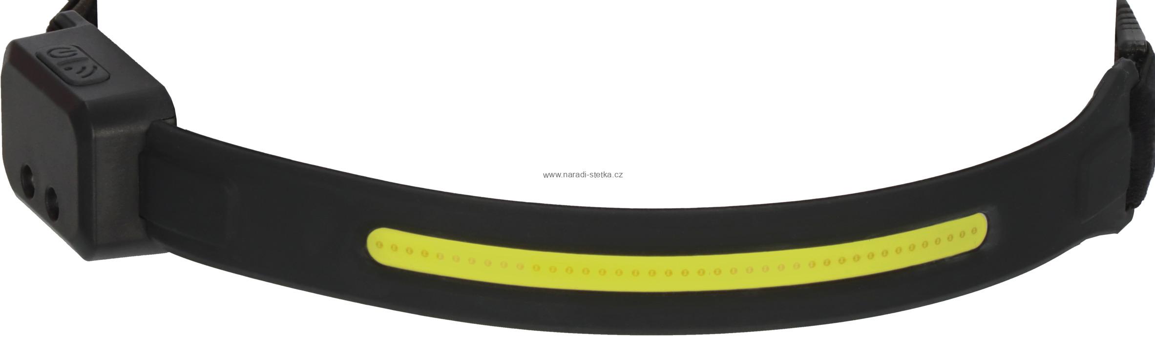Brennenstuhl LuxPremium dobíjecí LED čelovka se senzorem SL 500 A / Dobíjecí LED čelovka se senzorem 500lm