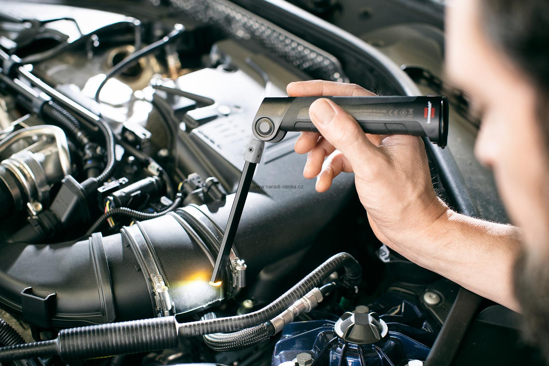 Brennenstuhl nabíjecí LED ruční svítilna SANSA 401 A / LED dílenská svítilna s integrovaným akumulátorem