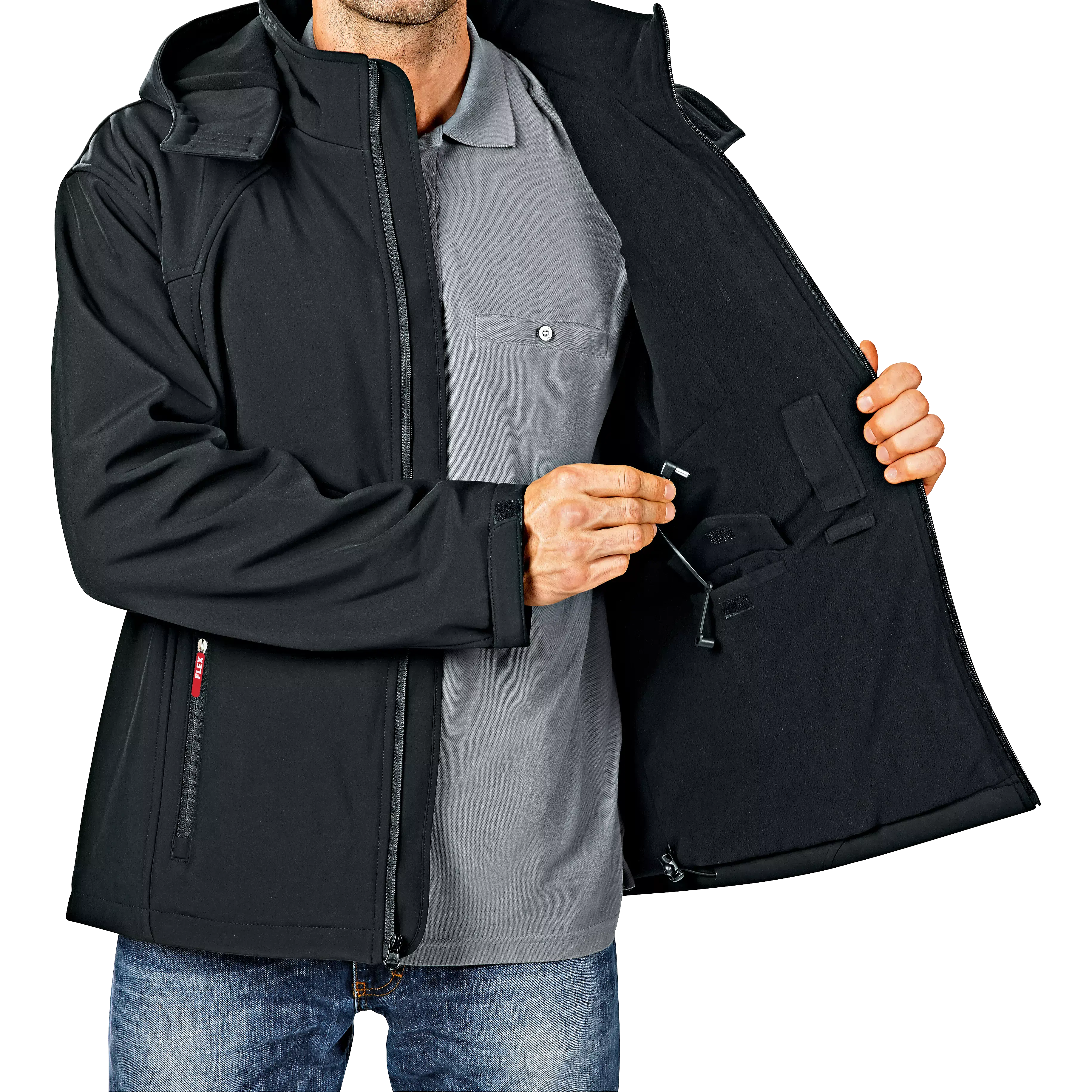 FLEX TJ 10.8/18.0 XL Aku vyhřívaná bunda, softshell