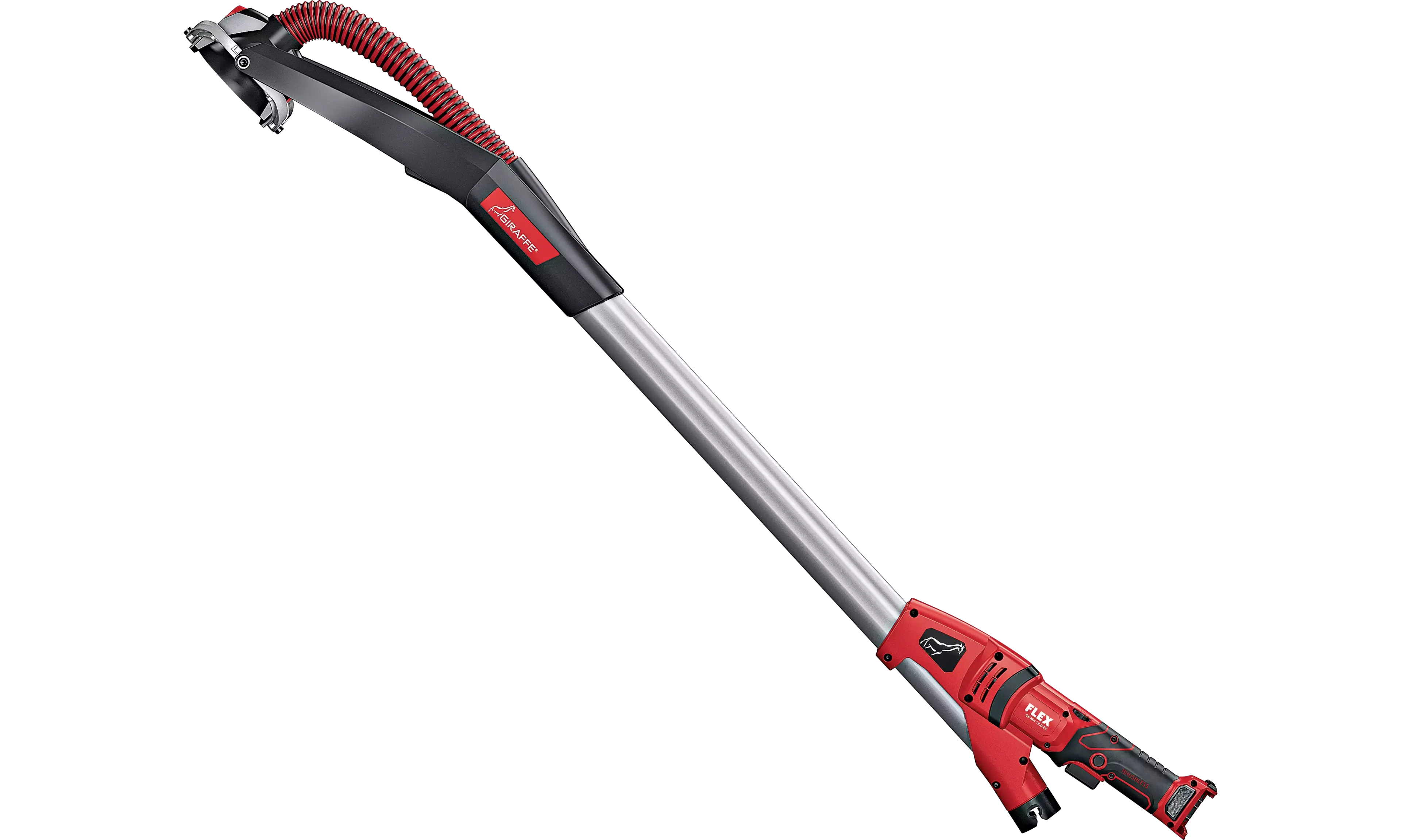FLEX GE MH 18.0-EC/5.0 Set+MH-R, Aku-bruska na stěny a stropy Giraffe® se systémem výměnných brusných hlav 18,0 V