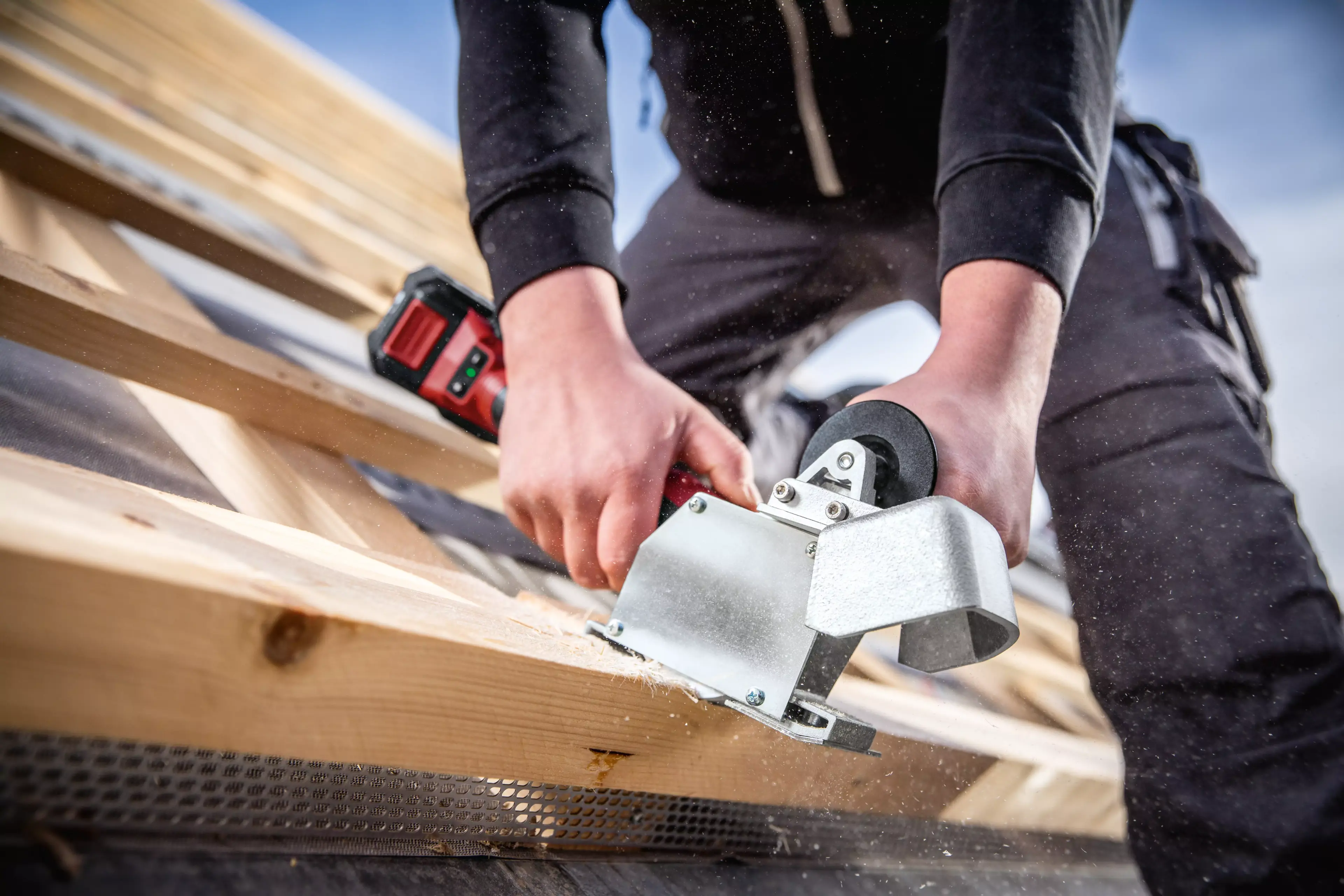 FLEX RFE 40 18.0-EC, Aku-fréza na žlabové háky 18,0 V