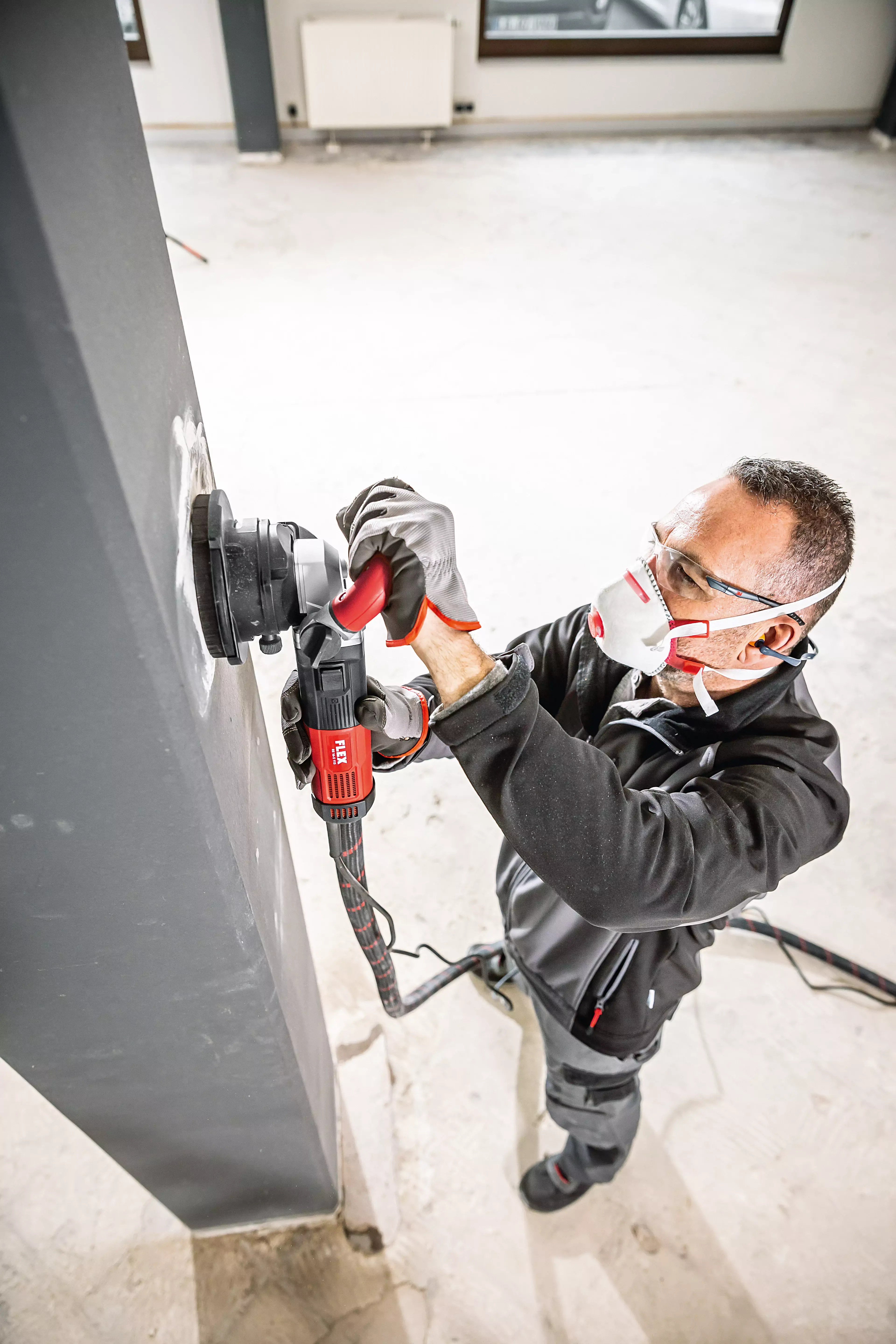 FLEX RE 16-5 115, Kit E-Jet, RETECFLEX, univerzální stroj pro renovaci a modernizaci