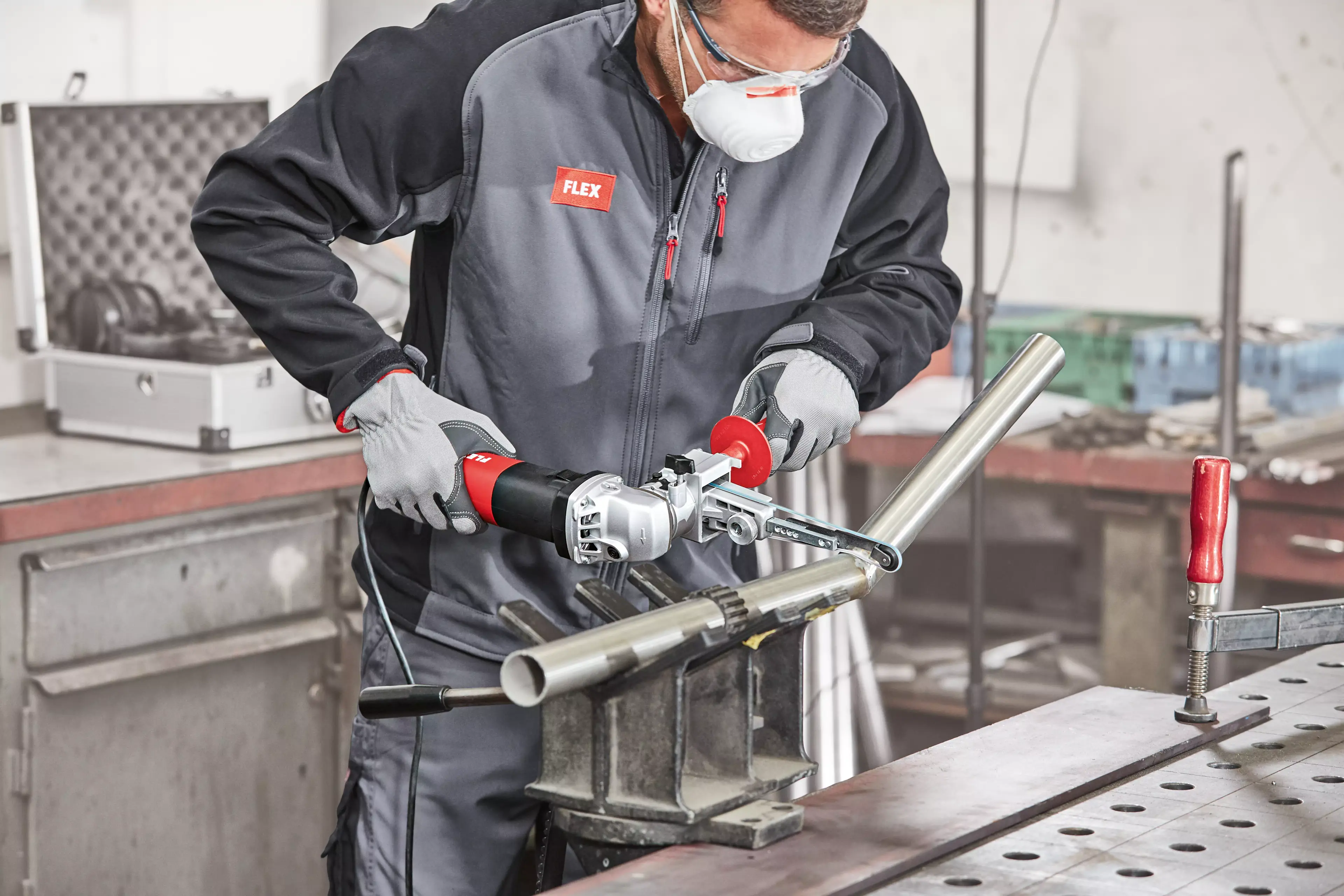 FLEX FBE 8-4 140, Pásový pilník TRINOXFLEX