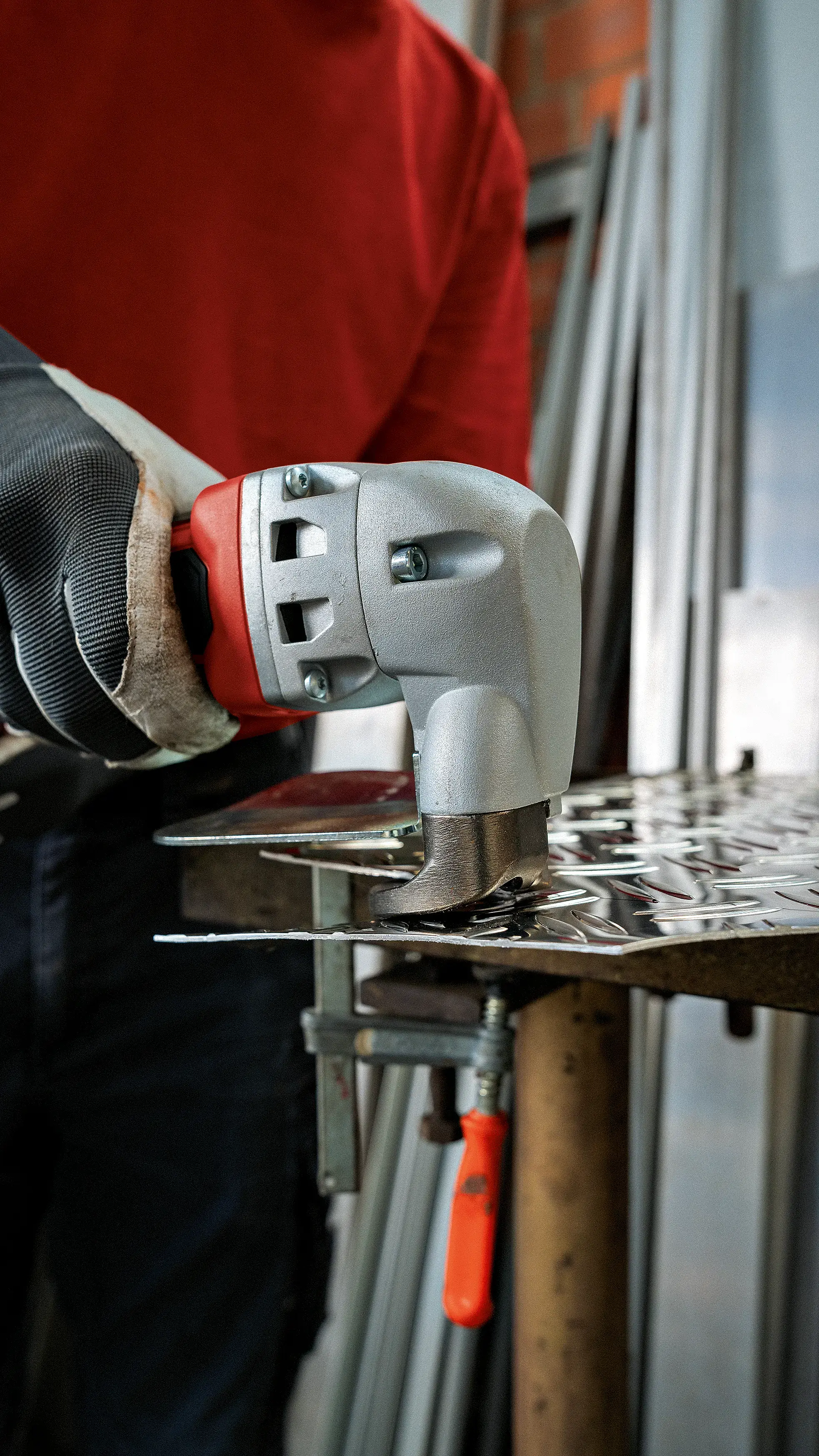 FLEX SHE 16 18.0-EC, Akumulátorové nůžky na kov 18 V