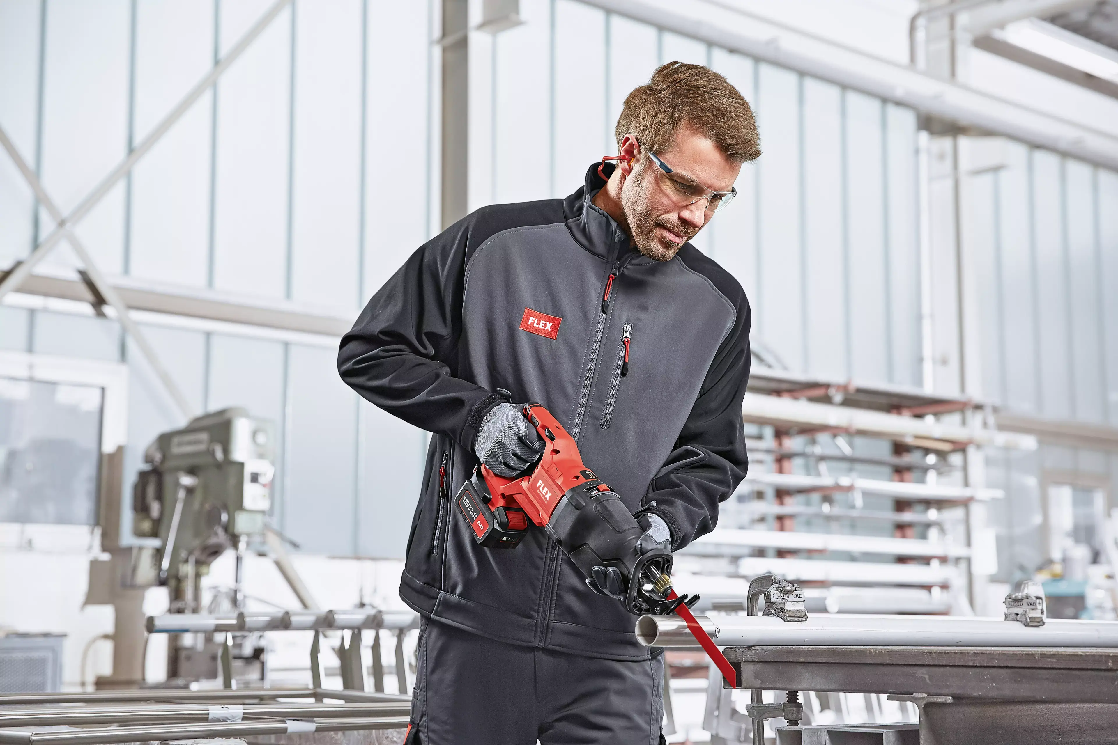 FLEX RSP DW 18.0-EC, Aku - šavlová pila 18,0 V s orbitálním pohybem