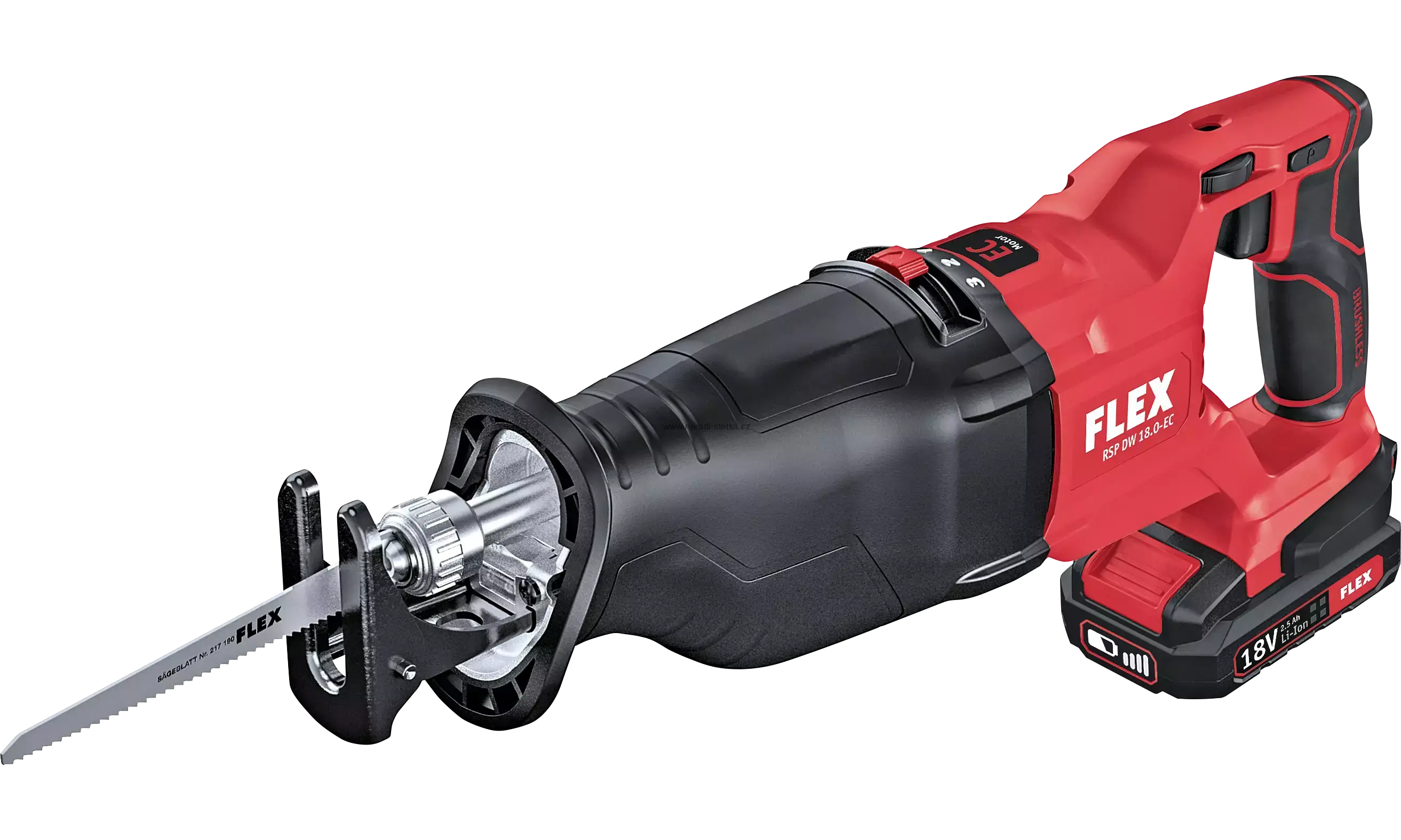 FLEX RSP DW 18.0-EC/5.0 Set, Aku - šavlová pila 18,0 V s orbitálním pohybem