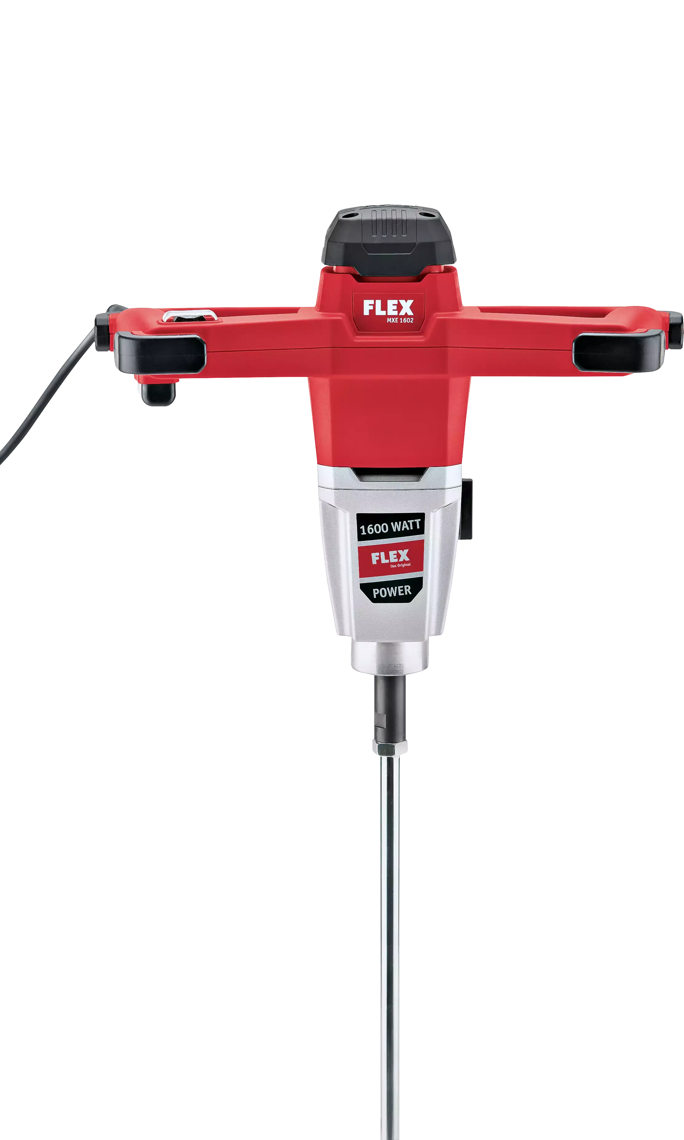 FLEX MXE 1602 + WR2 160, 1600 Wattů 2-rychlostní míchadlo s 3-stupňovým regulátorem otáček
