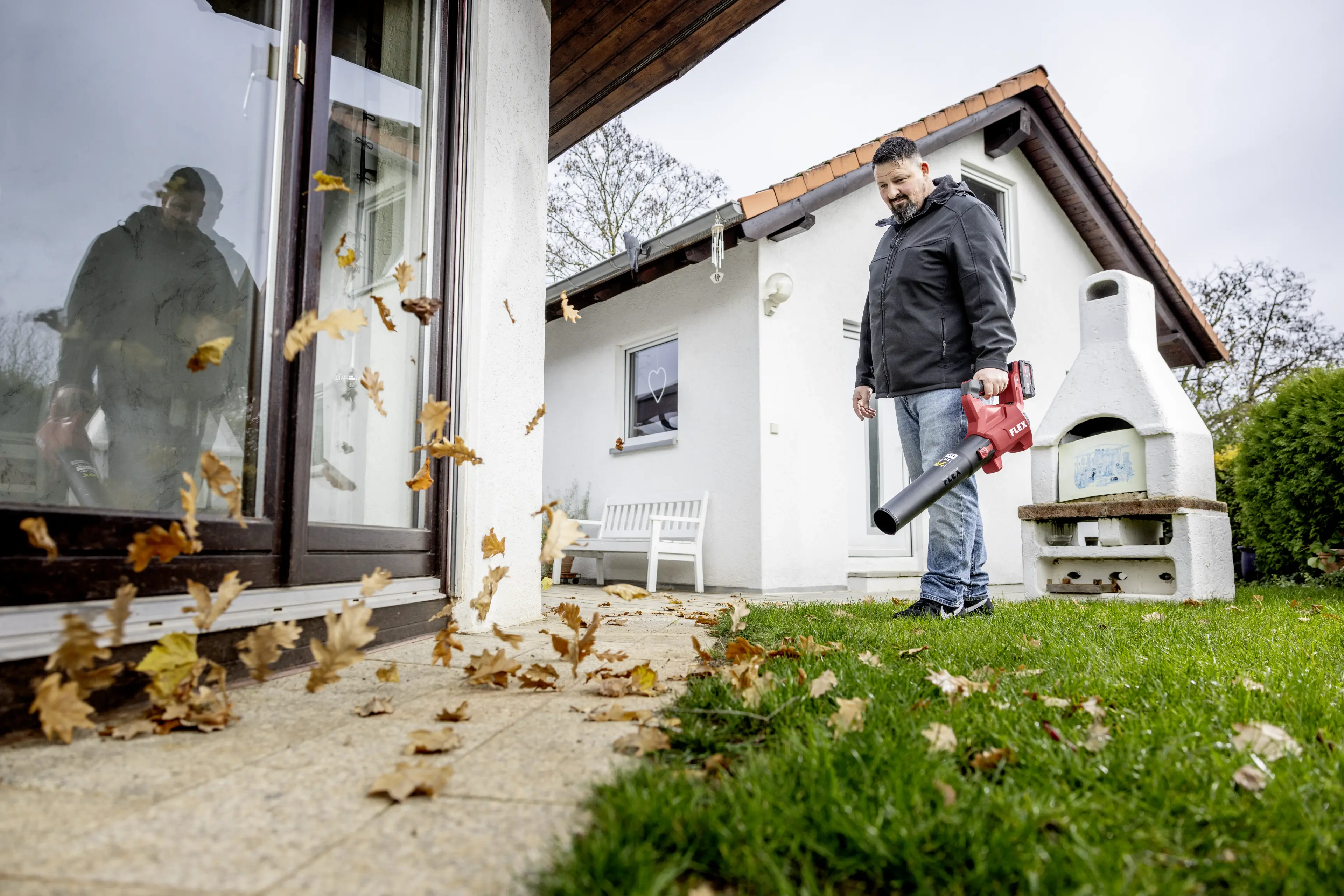 FLEX PACK Akční Sada Nářadí č.09, Řetězová pila + fukar na listí + zahradní nůžky