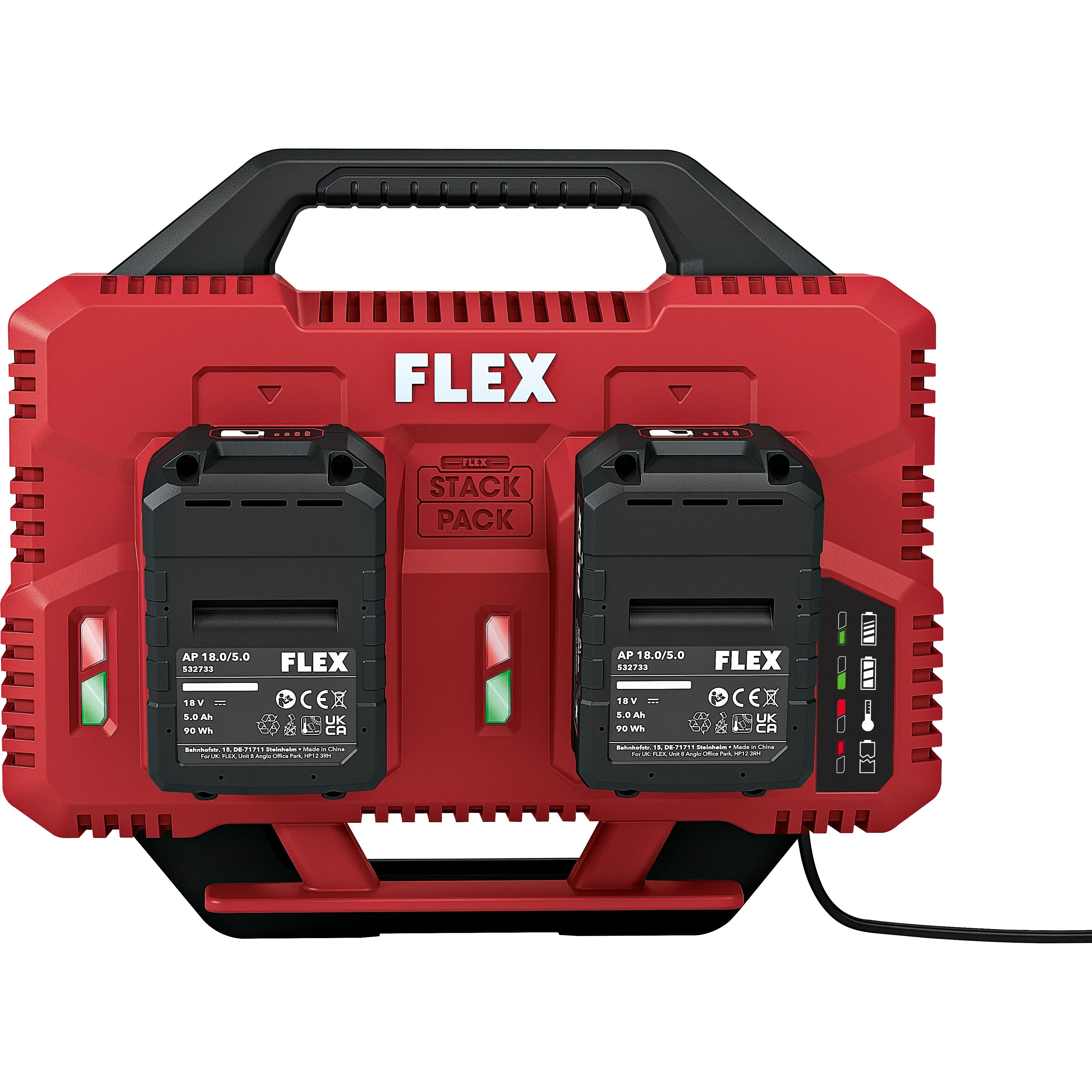 FLEX CA SP 2x 12/18, Dvojitá rychlonabíječka 12/18 V