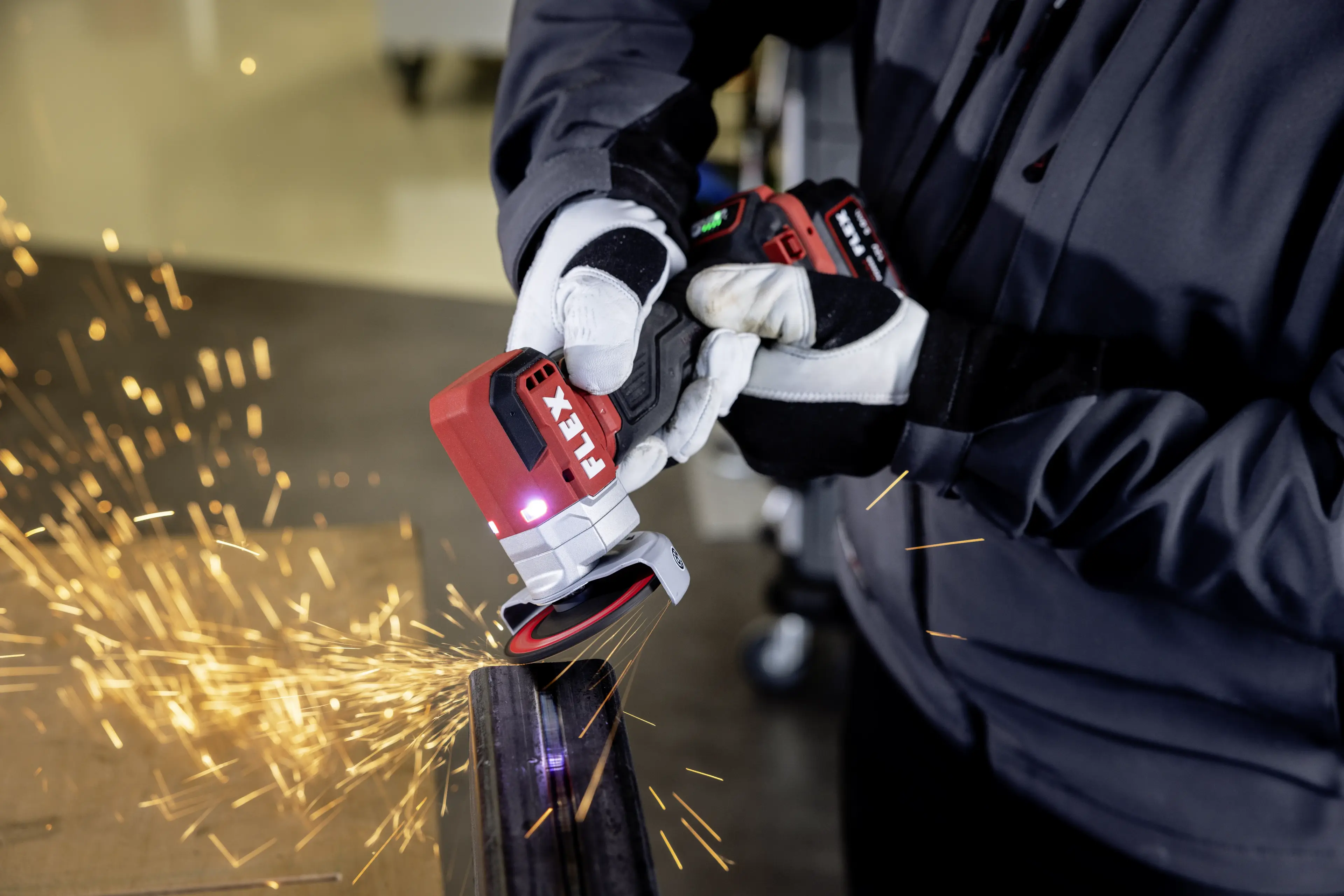 FLEX LBE 76 12-EC C, Aku úhlová minibruska 76 mm, 12 V 