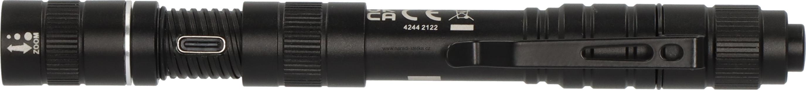 Brennenstuhl dobíjecí svítilna LED LuxPremium TL 210 AF / ruční svítilna s jasnou diodou Osram LED