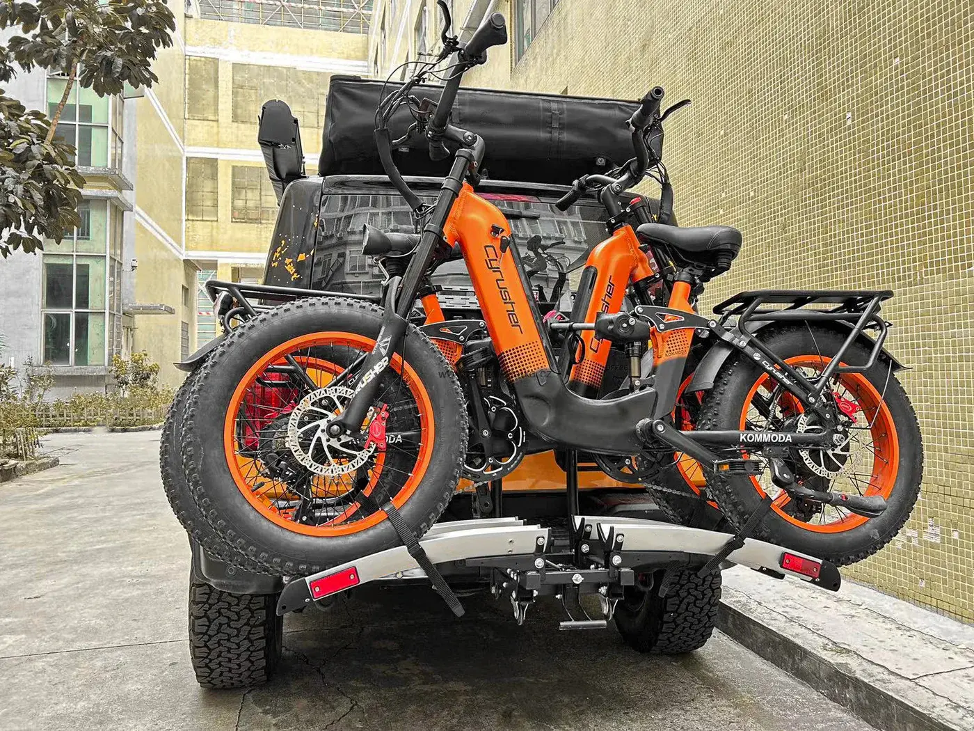 Cyrusher Nosič pro elektrokola Fatbike na auto černý – EU verze