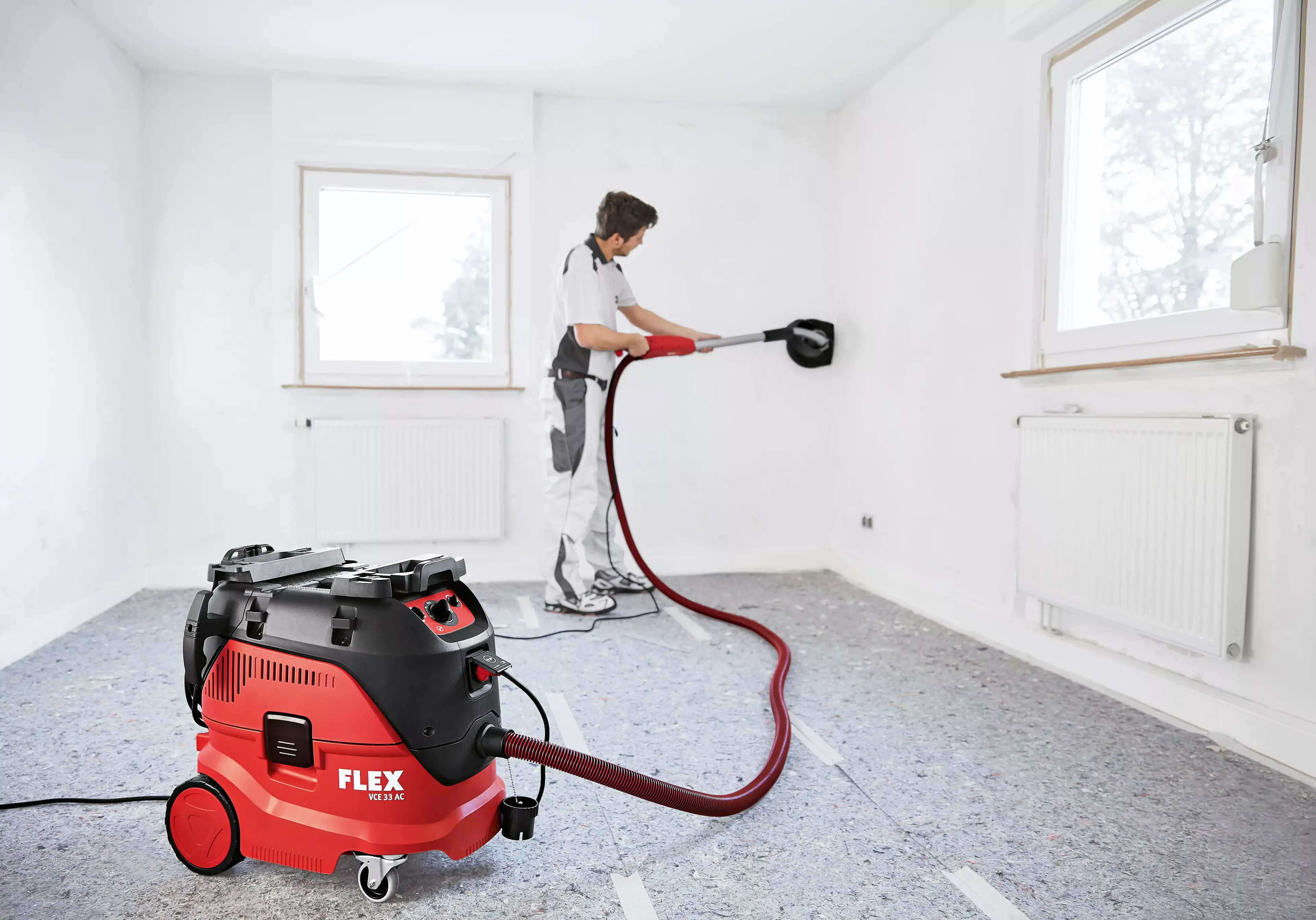 FLEX VCE 33 M AC-Set, Bezpečnostní vysavač s automatickým čištěním filtru, 30 l, třída M + filtrační sáčky