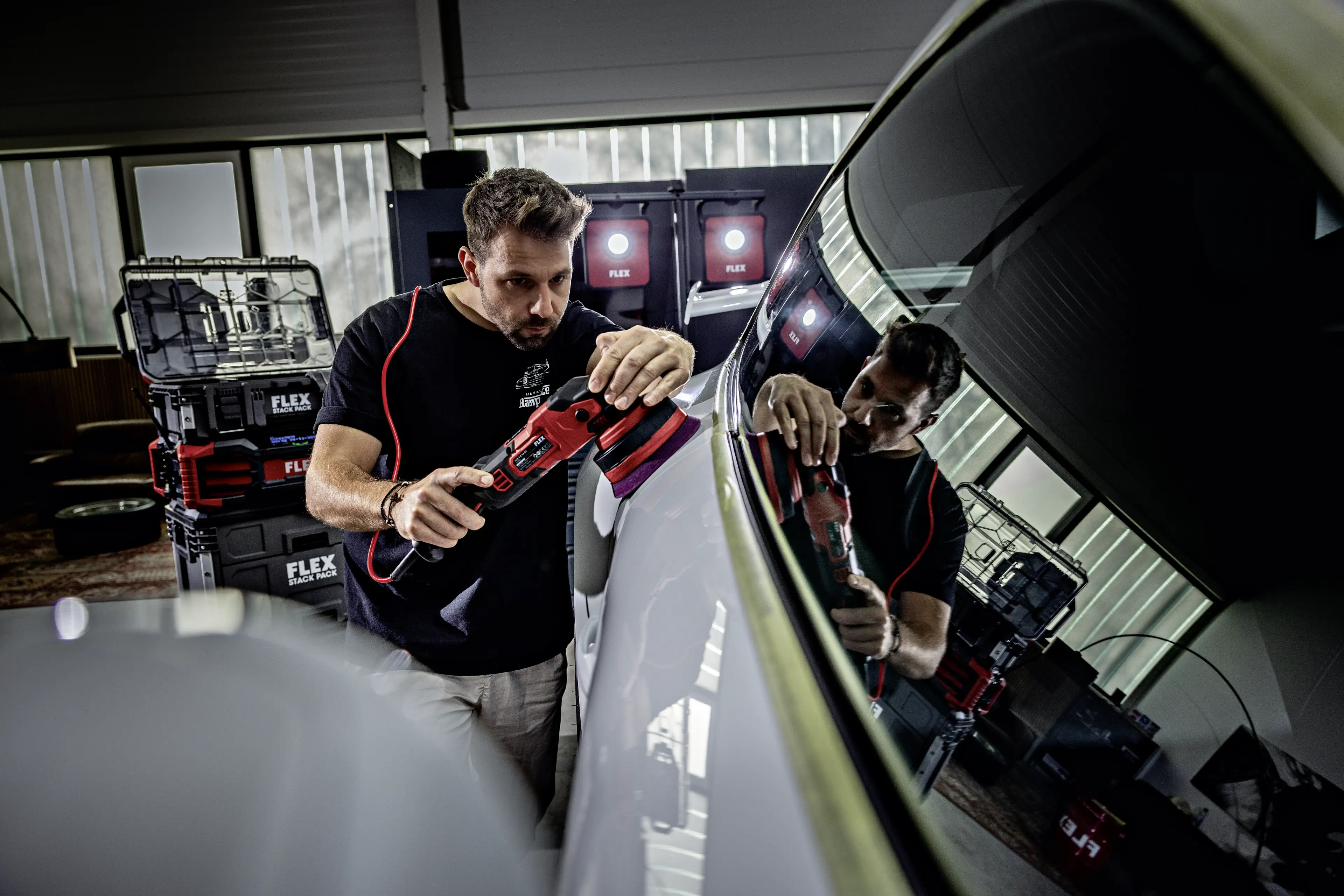 FLEX XCE 2 8 14-EC C Excentrická leštička s permanentní rotací