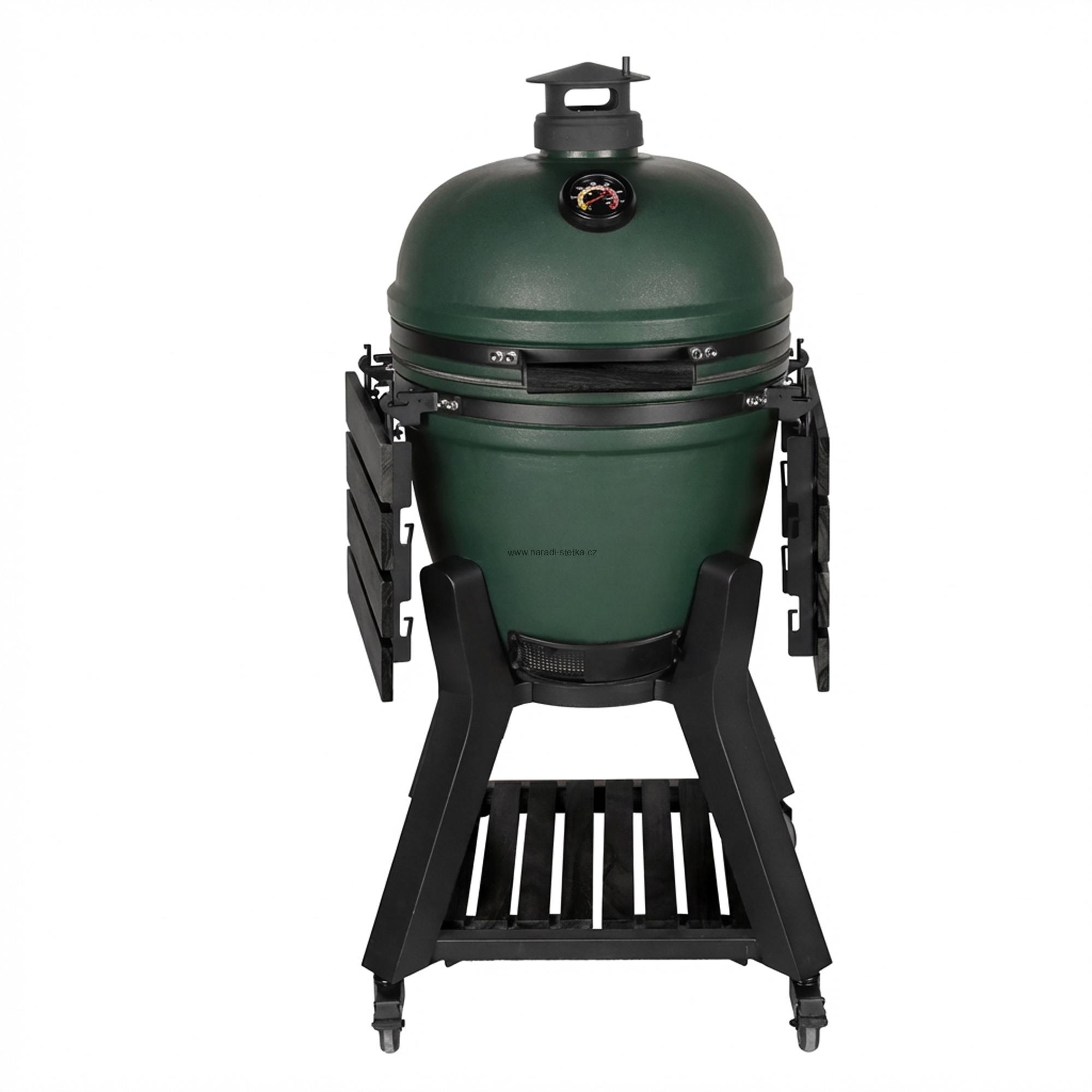Keramický gril XL Premium 23,5" (60cm) matně zelený