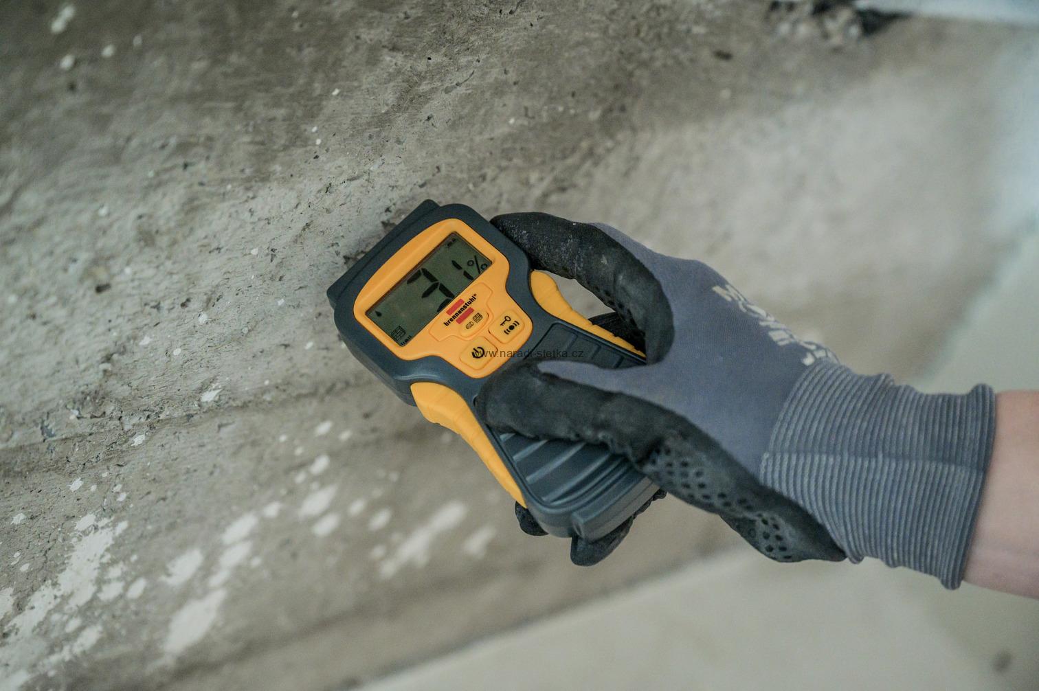 Brennenstuhl detektor vlhkosti MD, měřič vlhkosti dřeva a stavebních materiálů