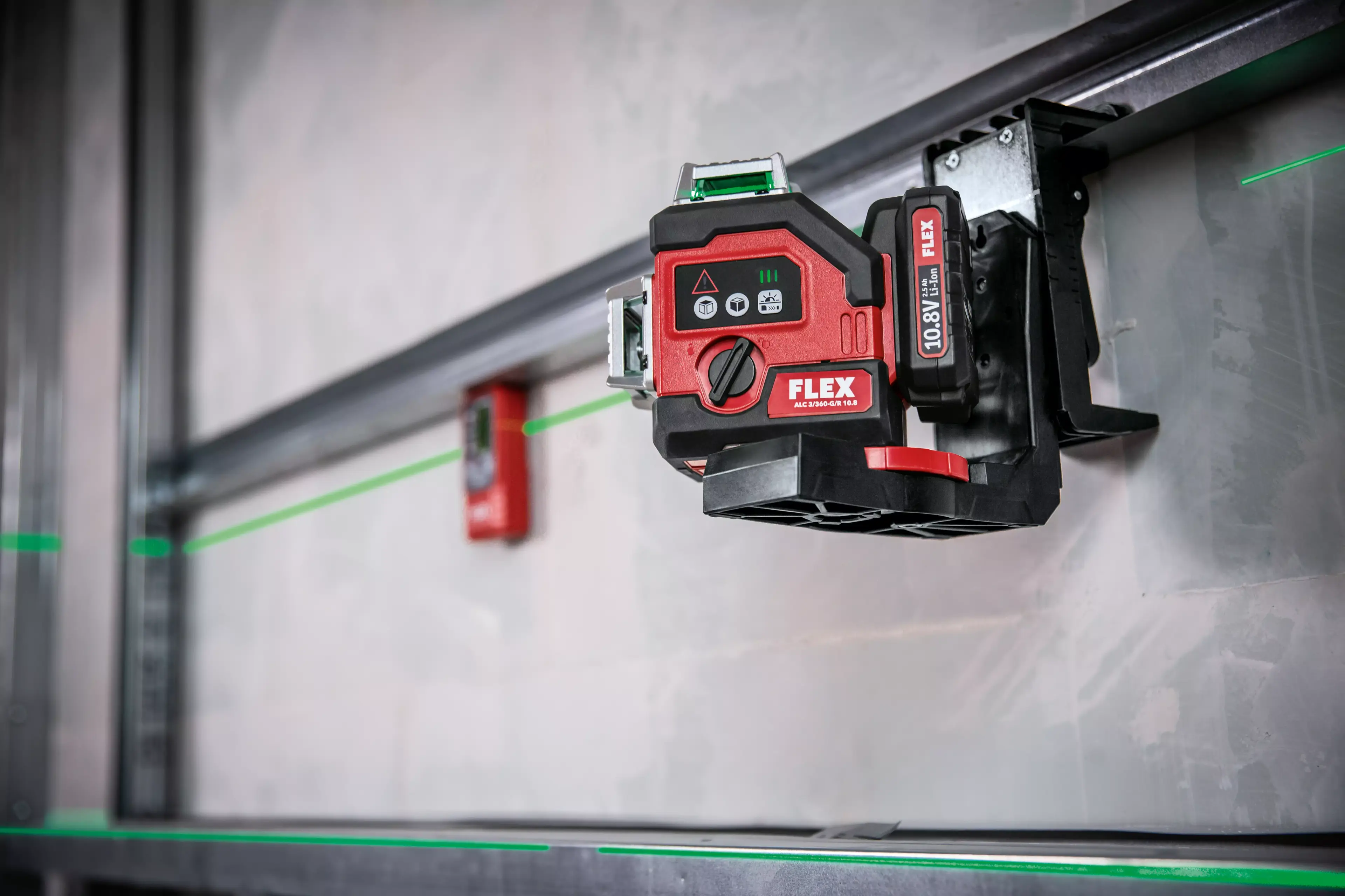 FLEX ALC 3/360-G/R 10.8 Set aku čárový laser 360°