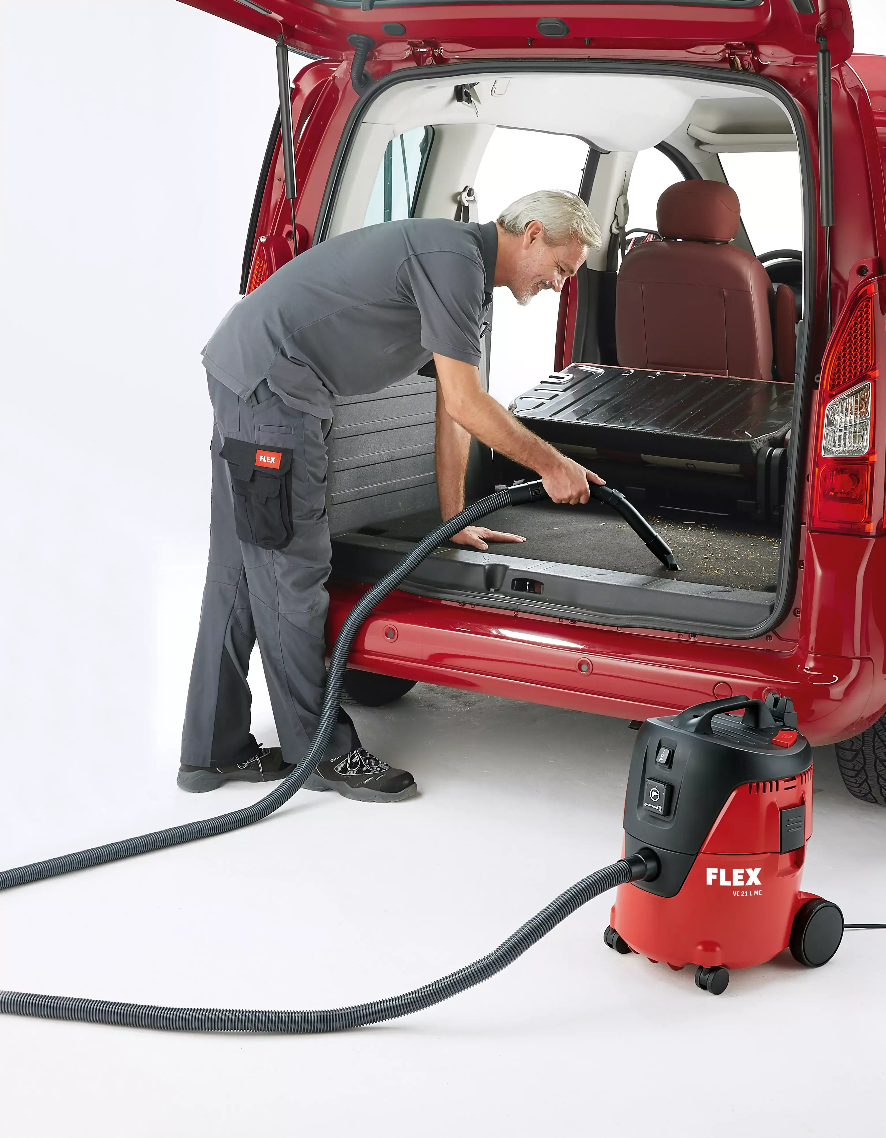 FLEX VC 21 L MC + filtrační sáčky, Bezpečnostní vysavač, 20 l, třída L