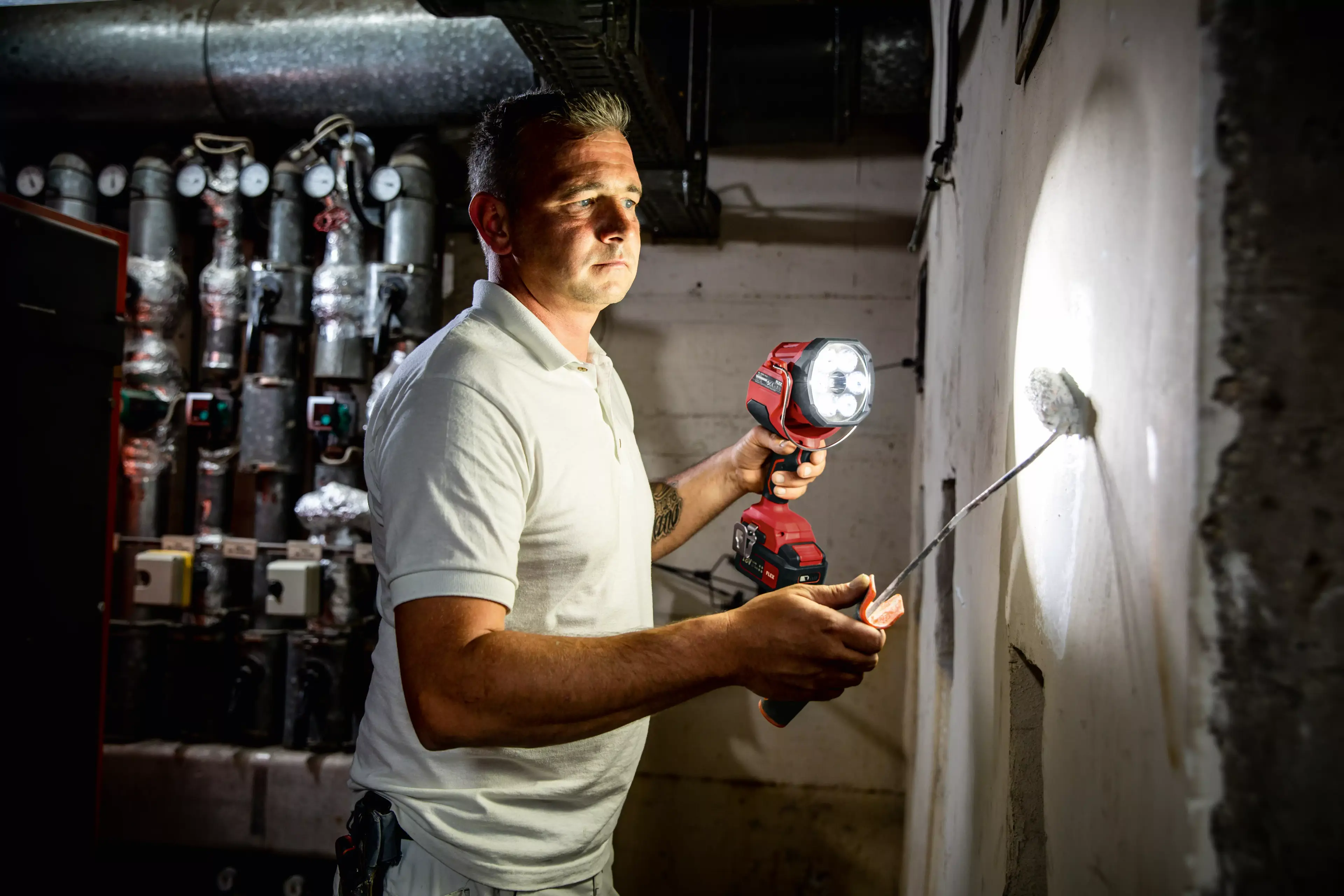 FLEX WL 2800 18.0, Aku-ruční reflektor 12,0 / 18,0 V