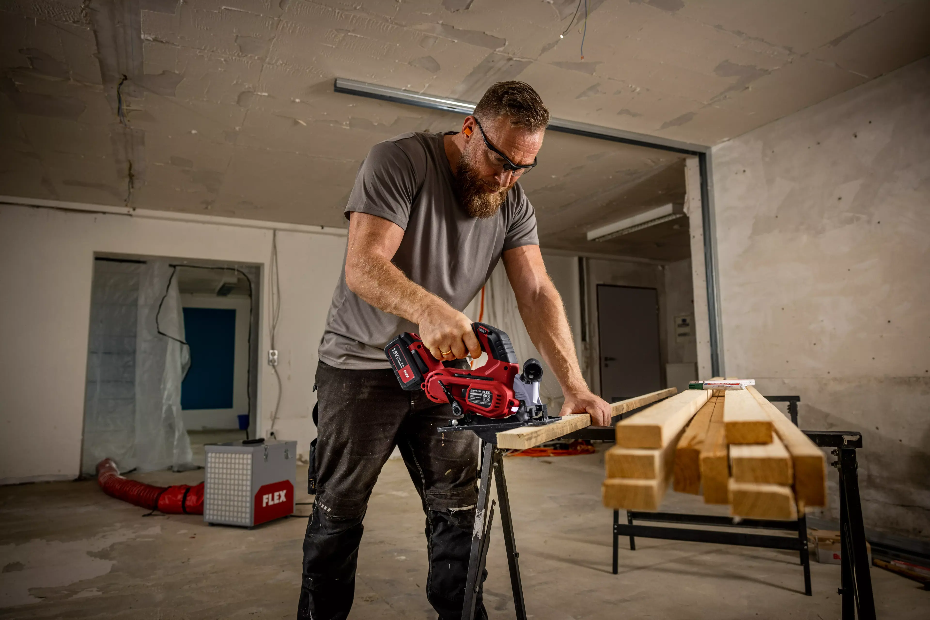 FLEX CS 45 18.0-EC C, Kompaktní akumulátorová okružní pila 18,0 V