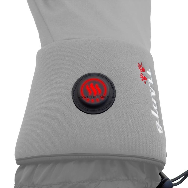 Glovii vyhřívané rukavice šedé XXS/XS