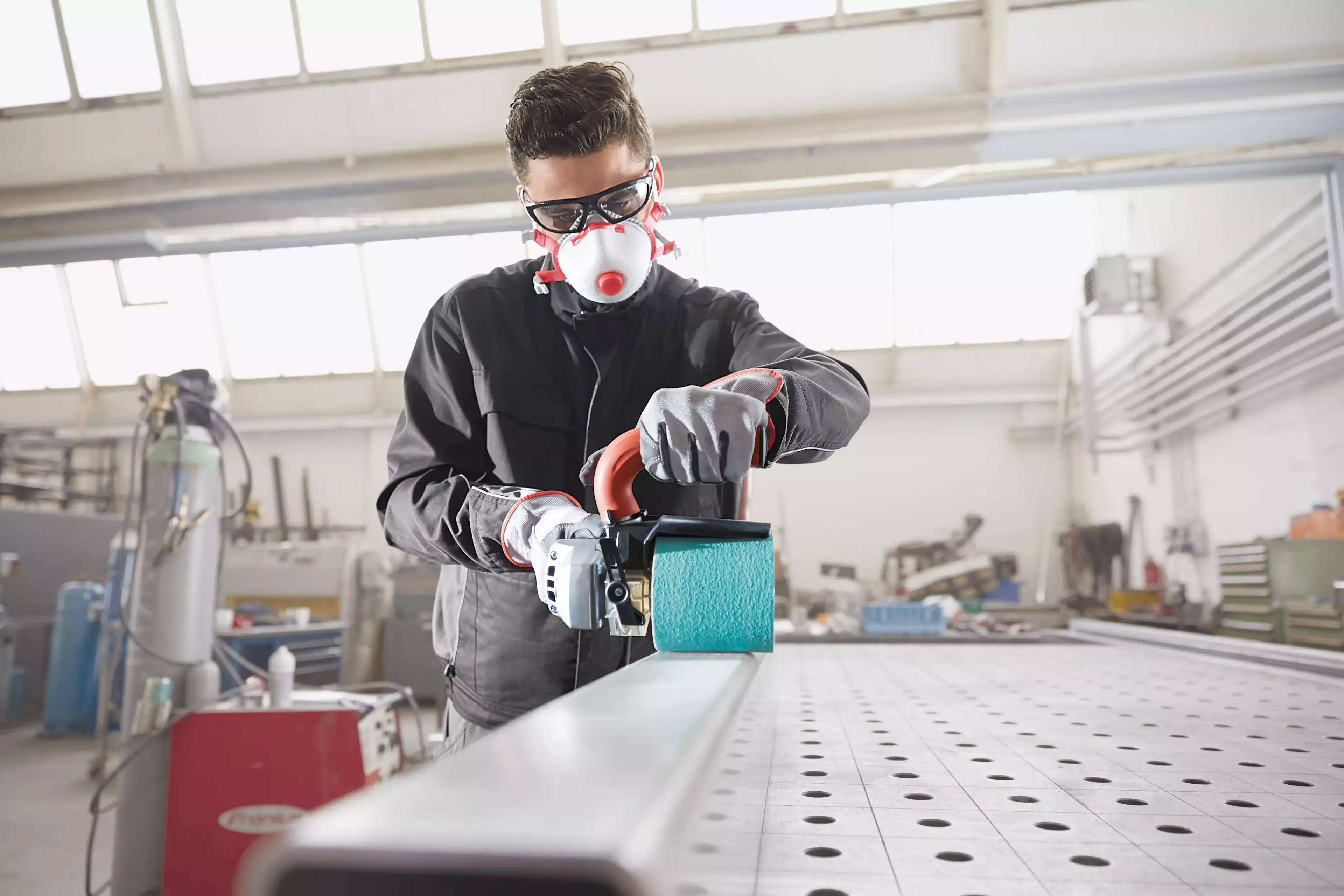 FLEX BSE 14-3 100 Set, Satinýrka TRINOXFLEX v sadě